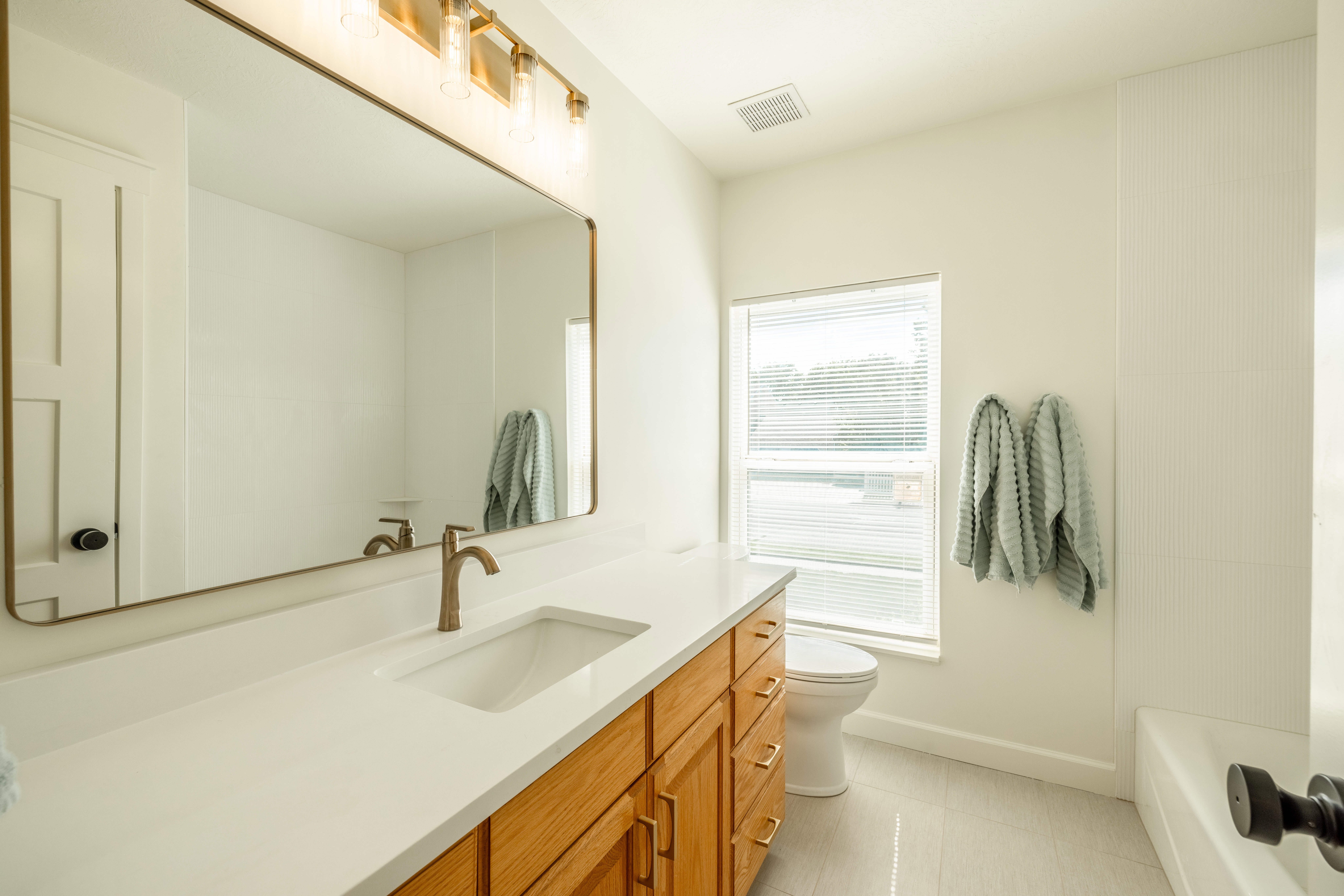 Hall bathroom on main level