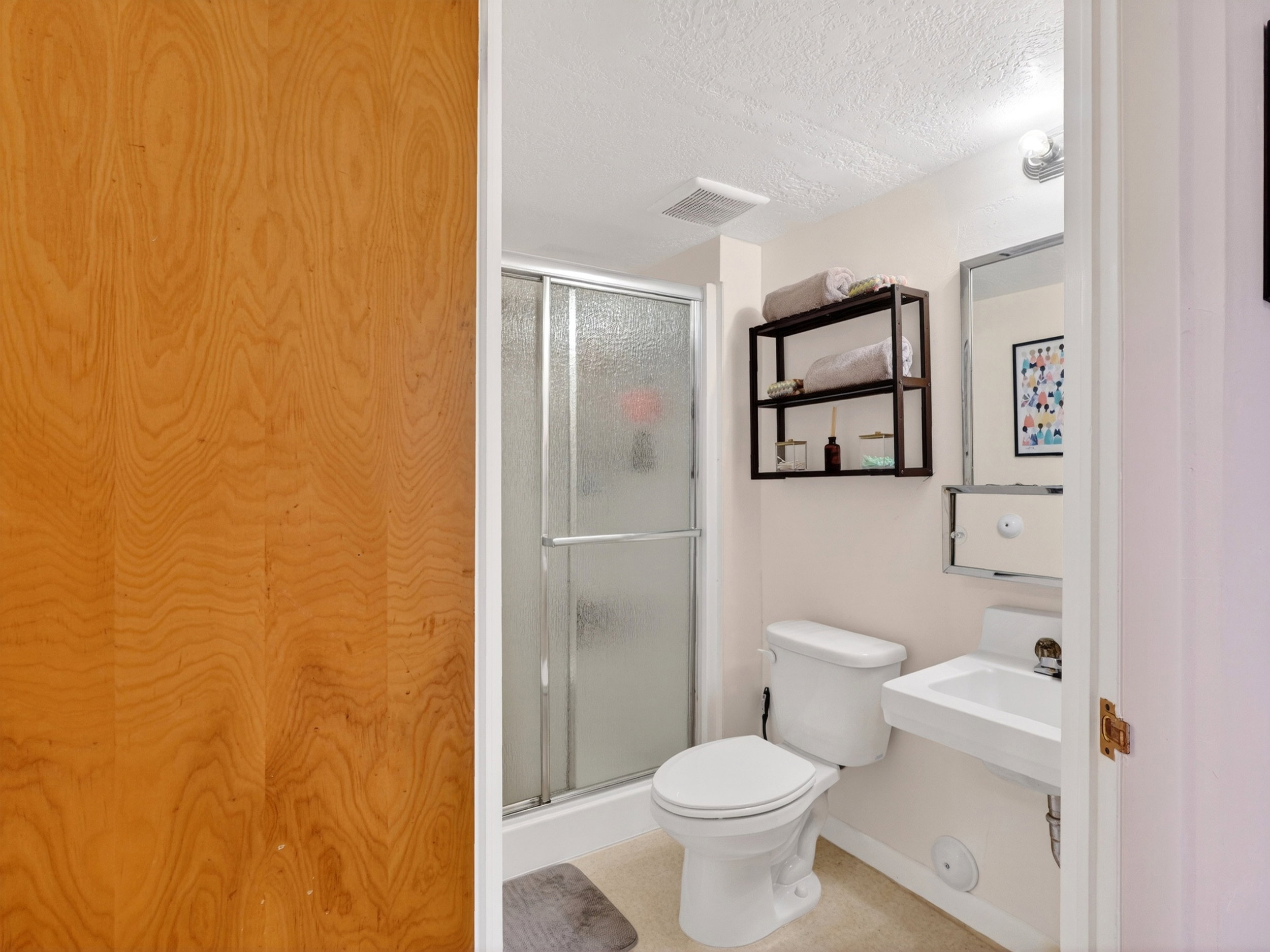 basement 3/4 bath