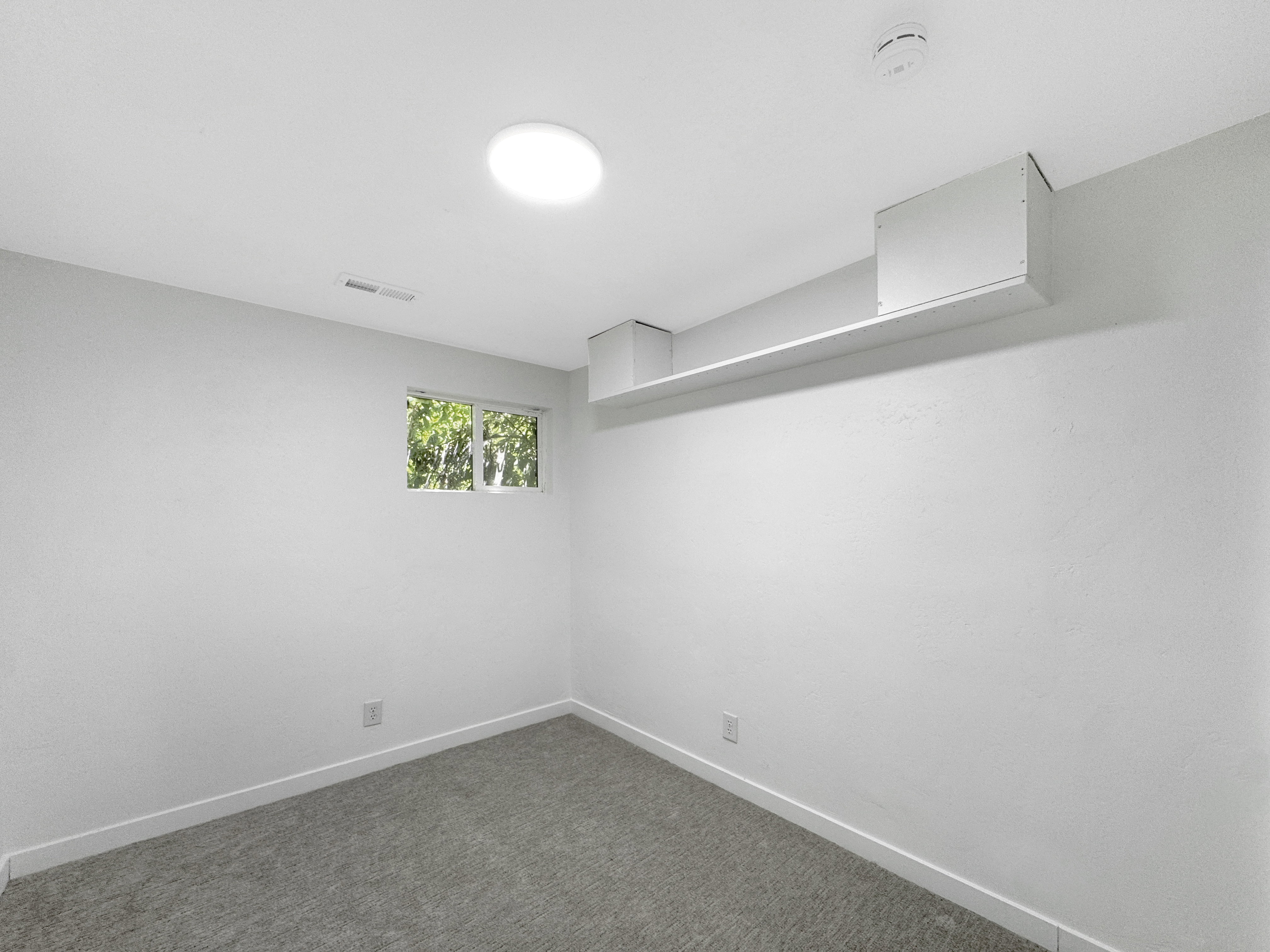 Empty room in detached ADU