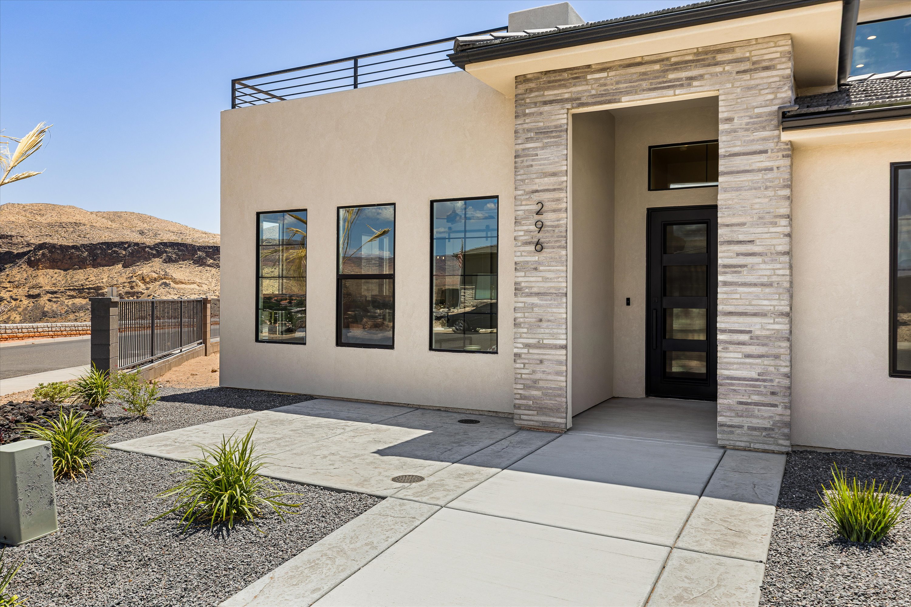 Exterior entry