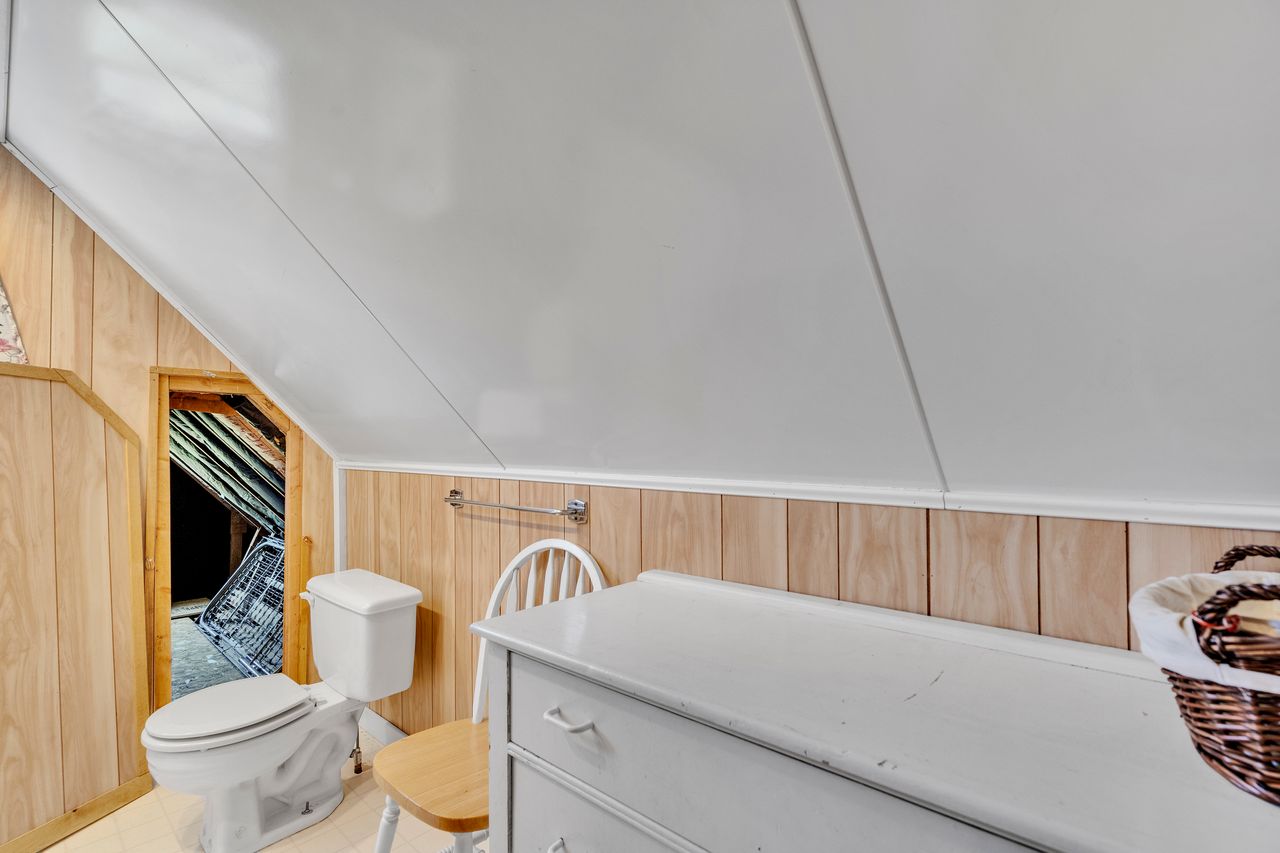 2nd Floor bathroom with attic access