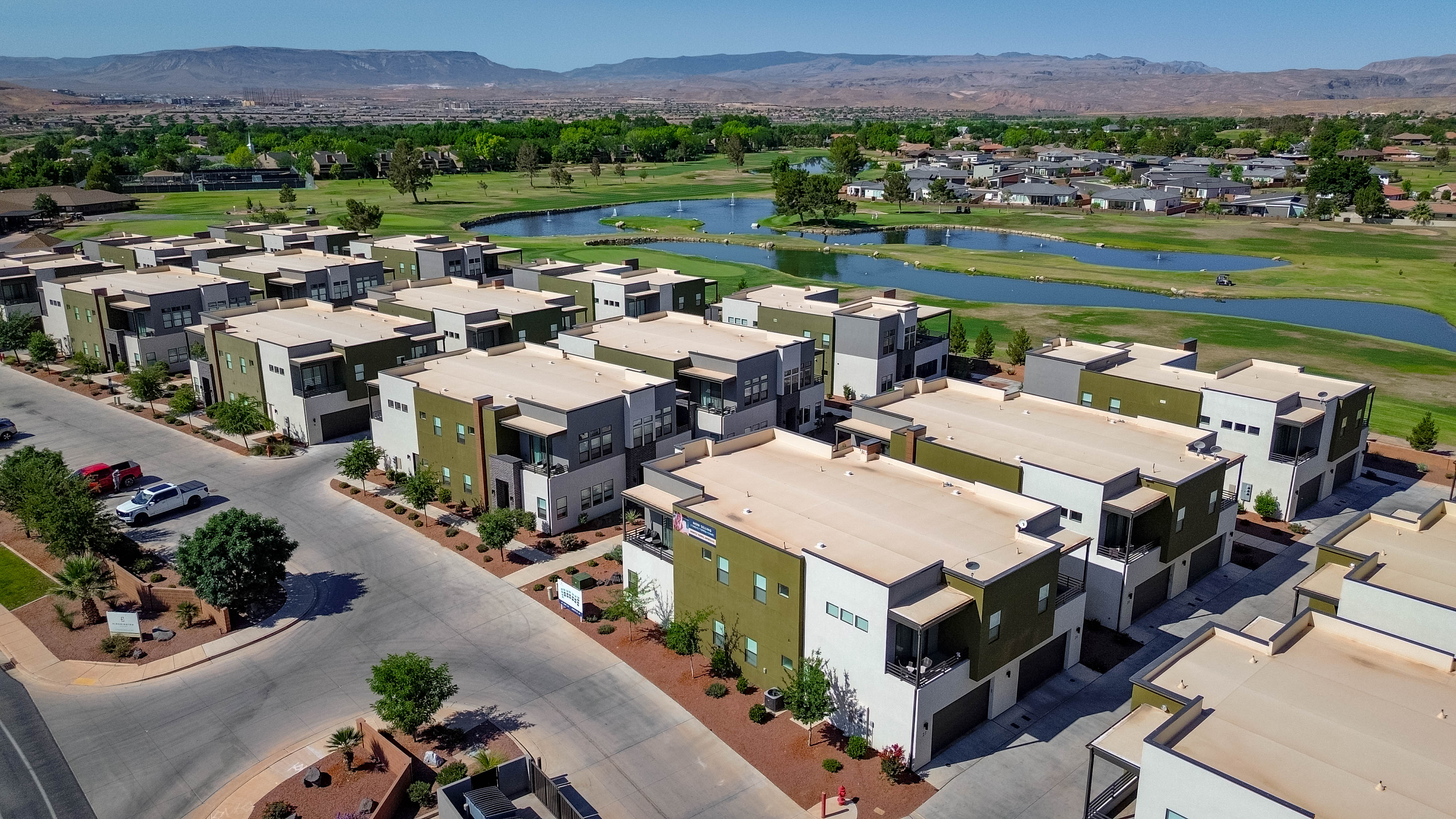 complex with golf course