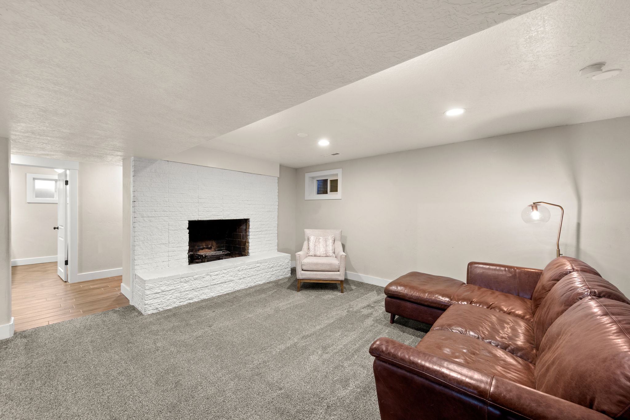 Mother in Law Apartment Living Area.  Spacious and Light! Relaxing!