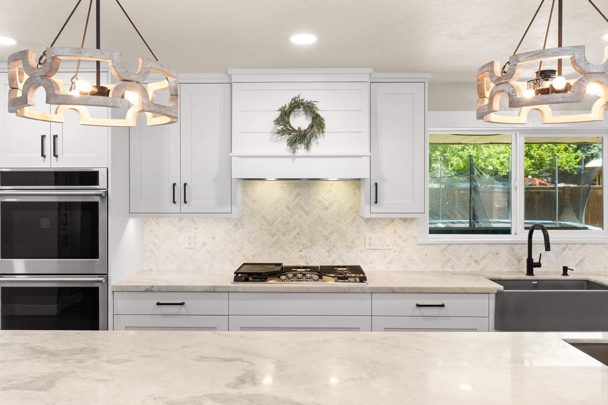 Stainless Steel Appliances; Gas Range; Drawer Built In Microwave; Custom Cabinets!  Double Oven!