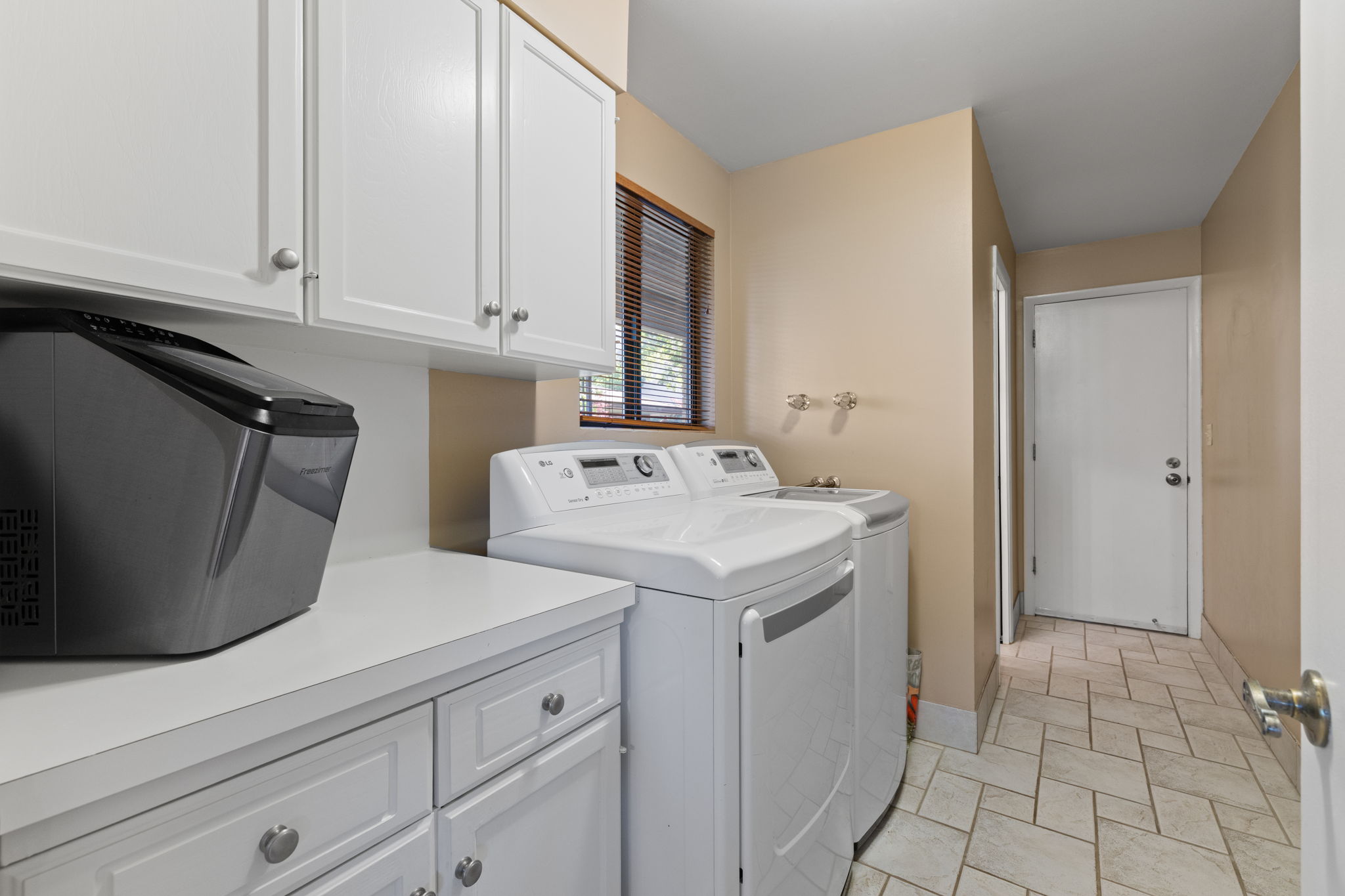 Laundry just off garage entry