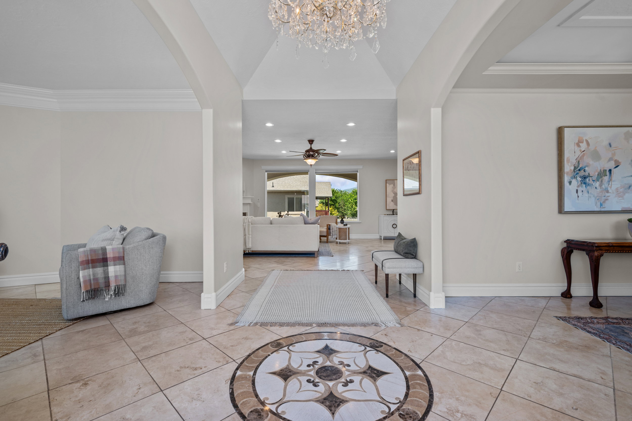 Spacious foyer