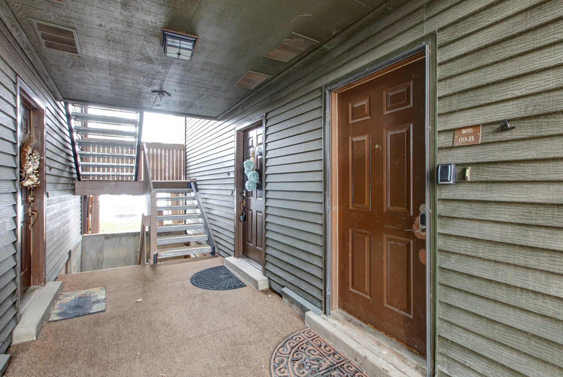 Exterior entry