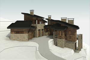 Exterior Rendering from Approved Plans