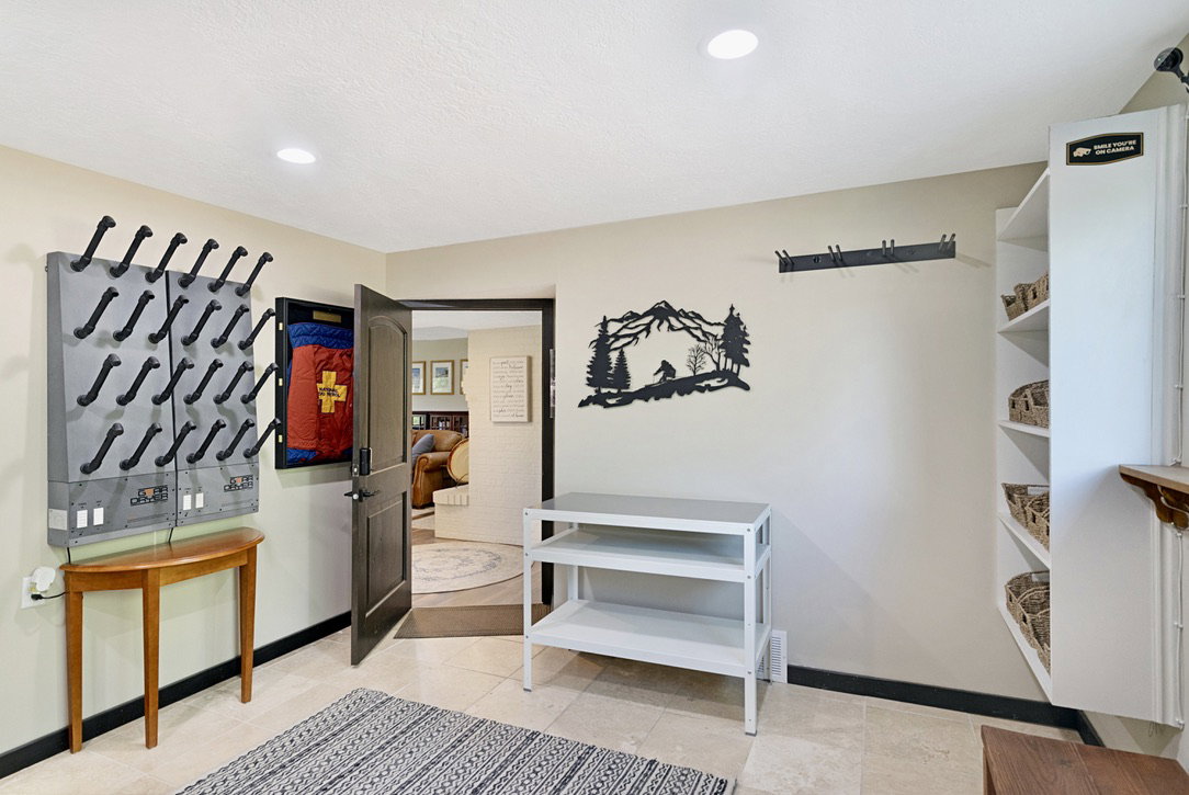 Lower Suite Entrance with Mudroom & Laundry
