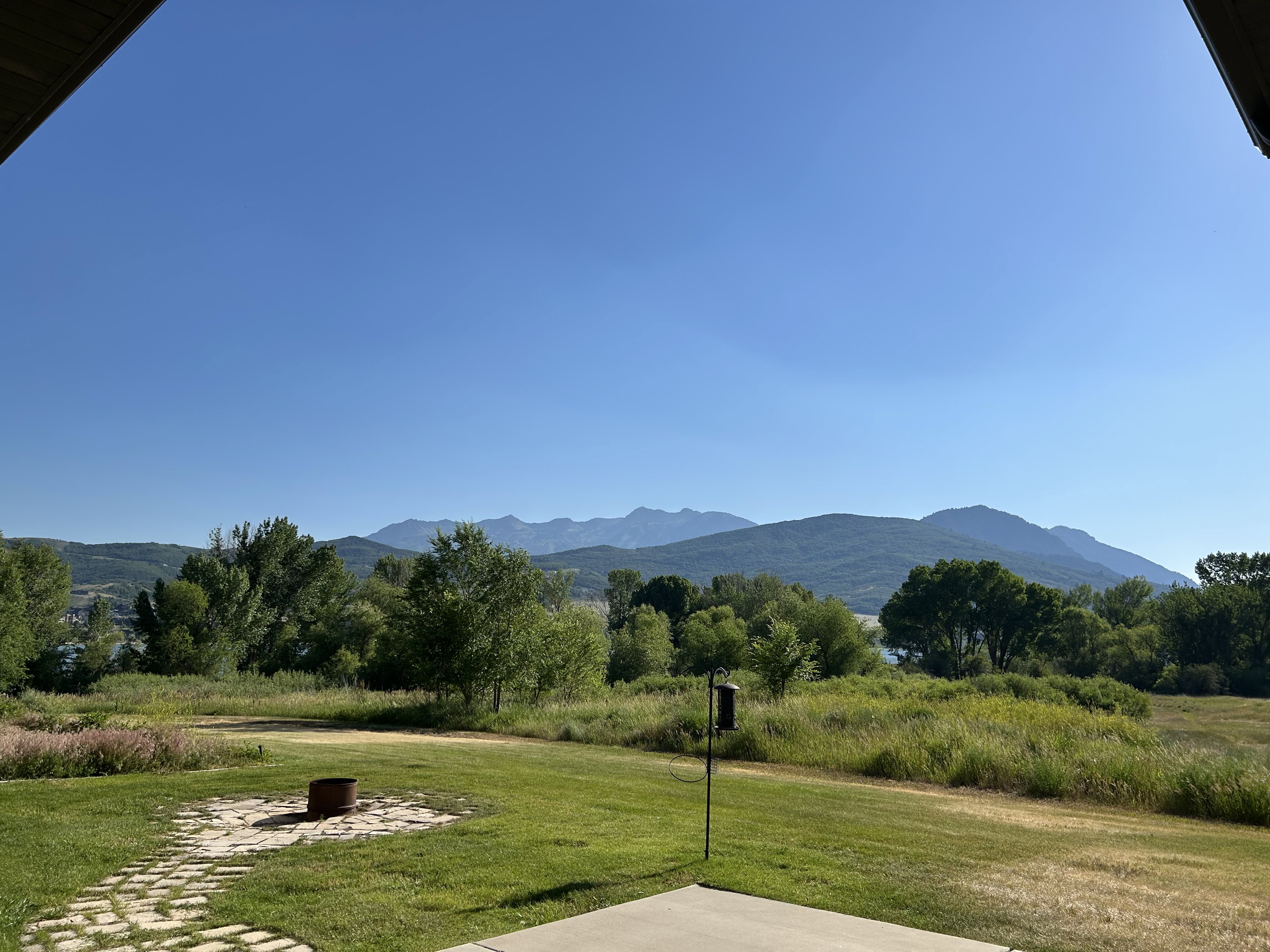 Backyard View of the Lake and Snowbasin