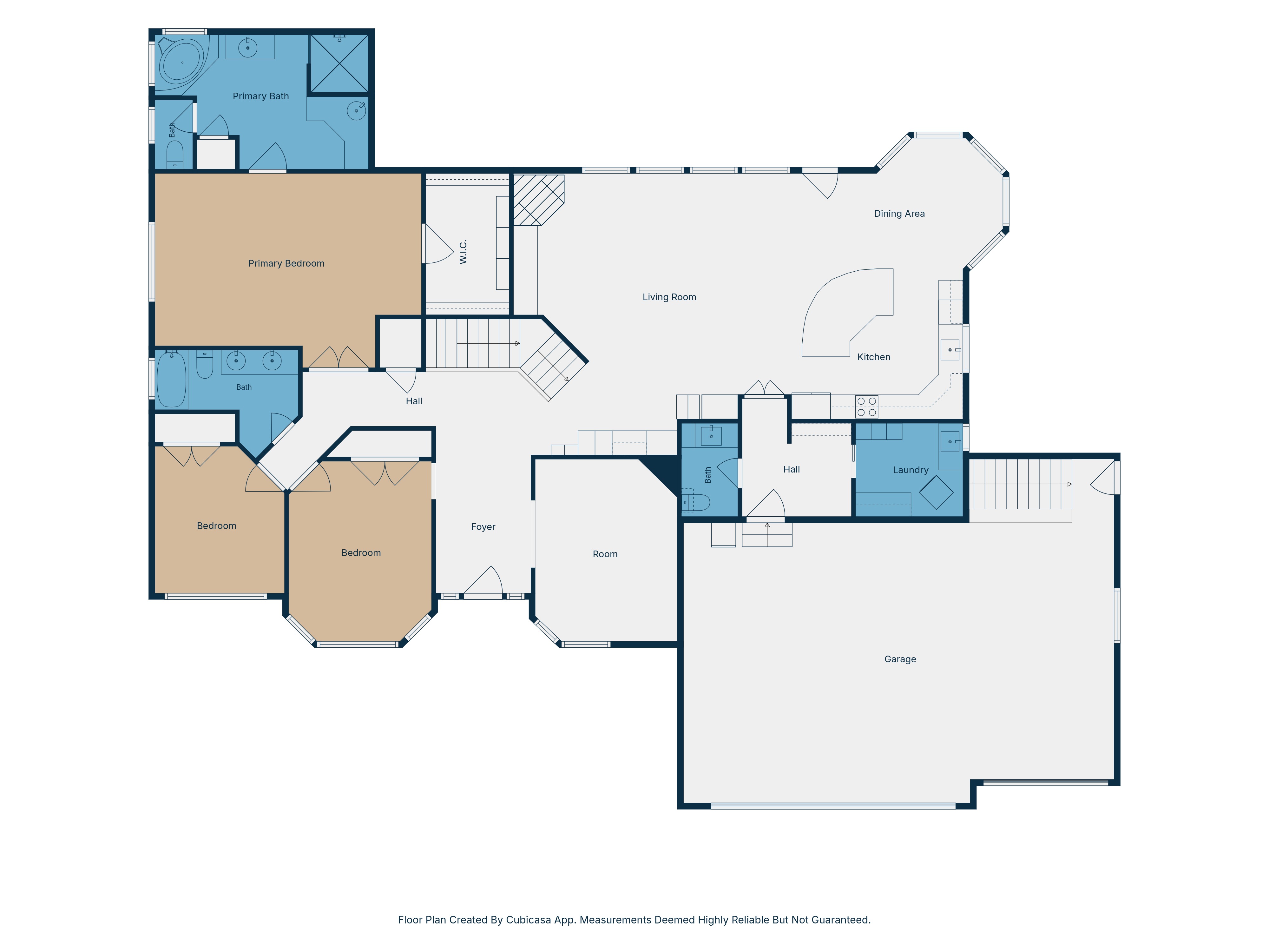 Main level floor plan