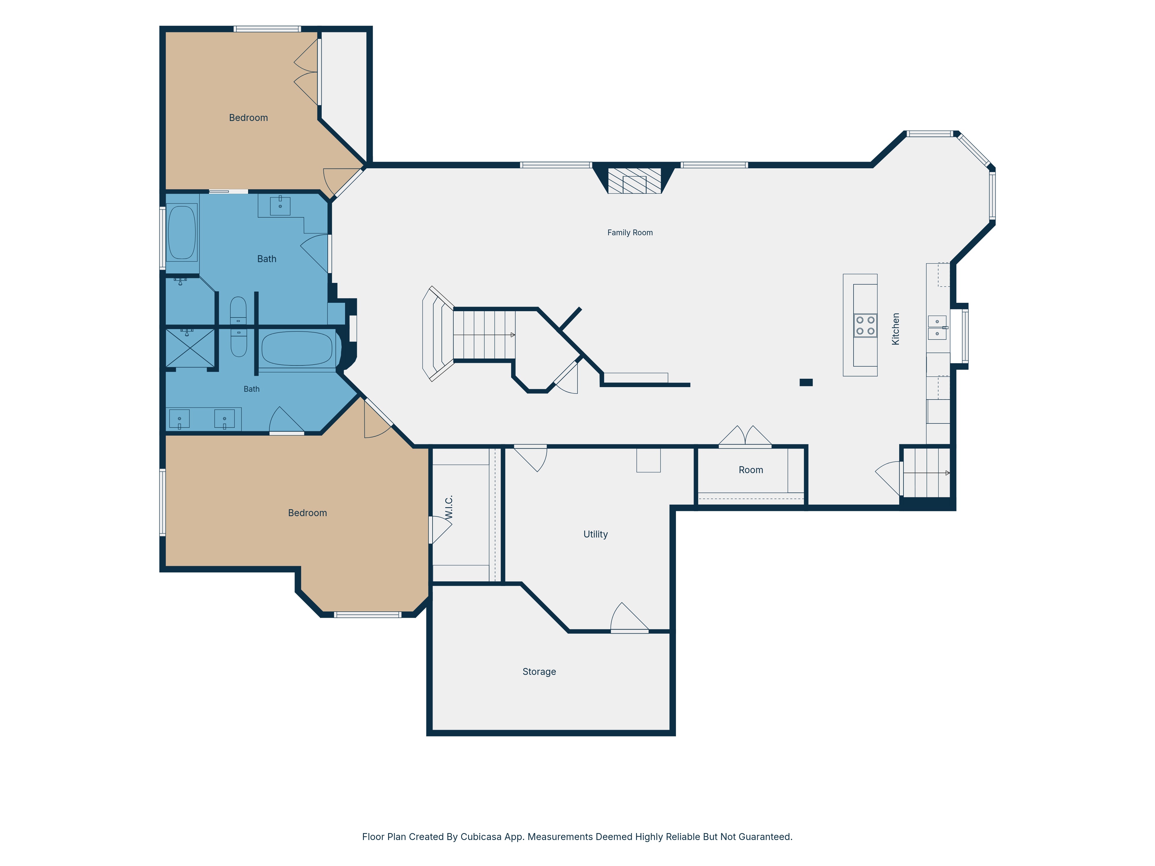 Basement floor plan