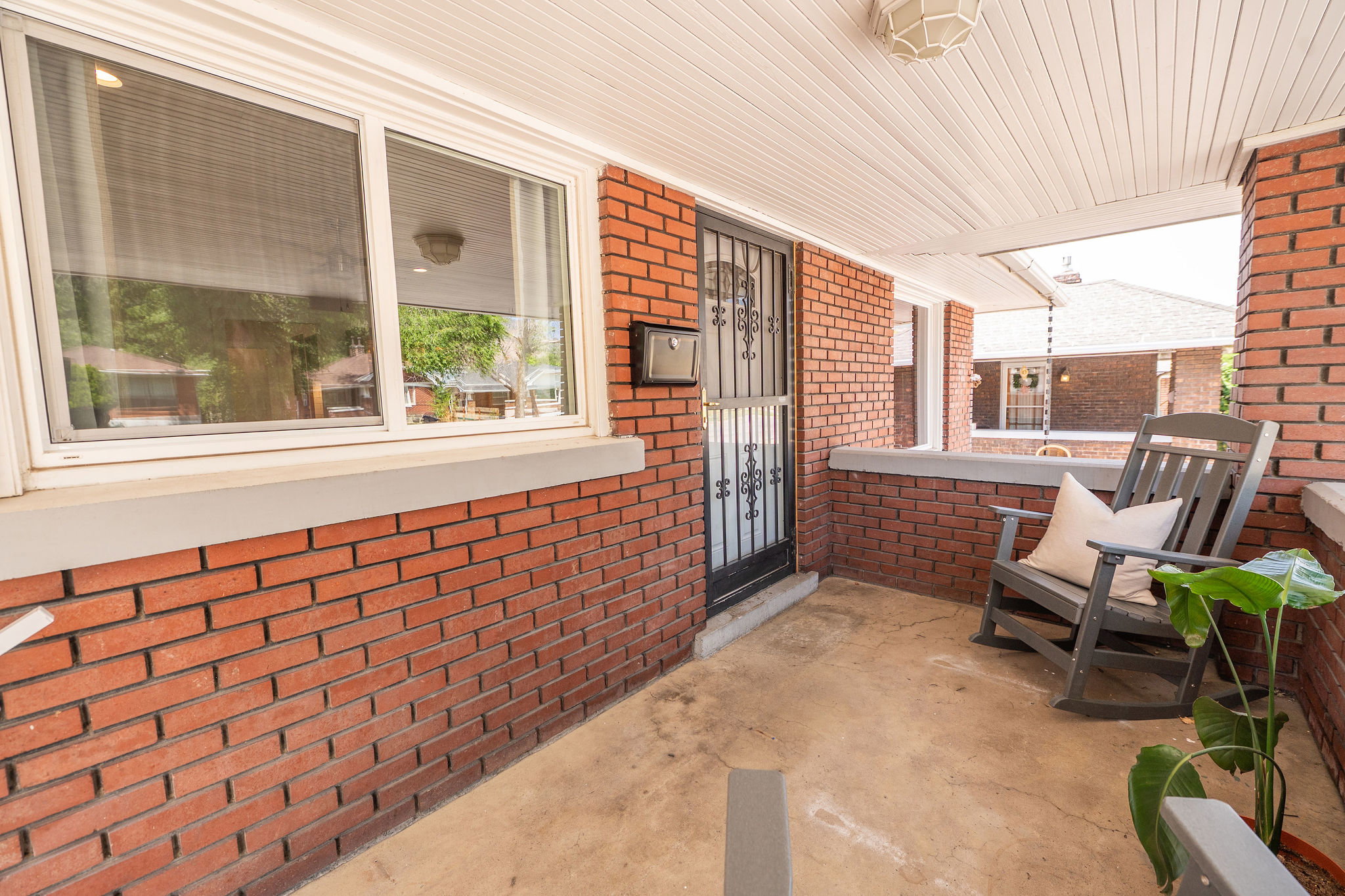 Covered front porch