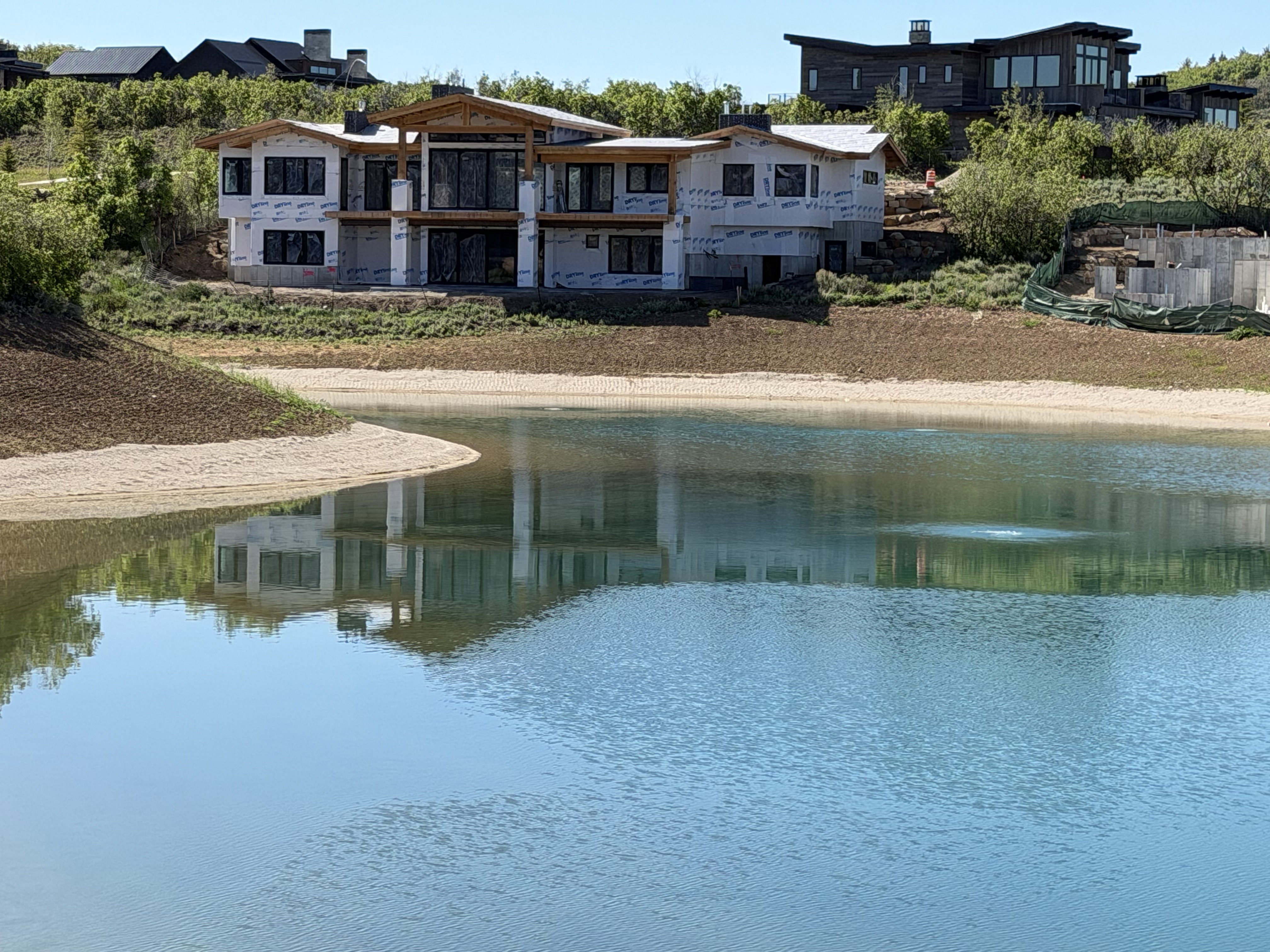 View from the pond