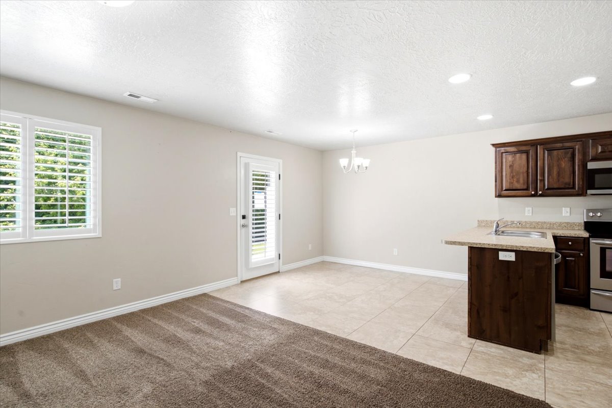 Dining, Kitchen, Living Room