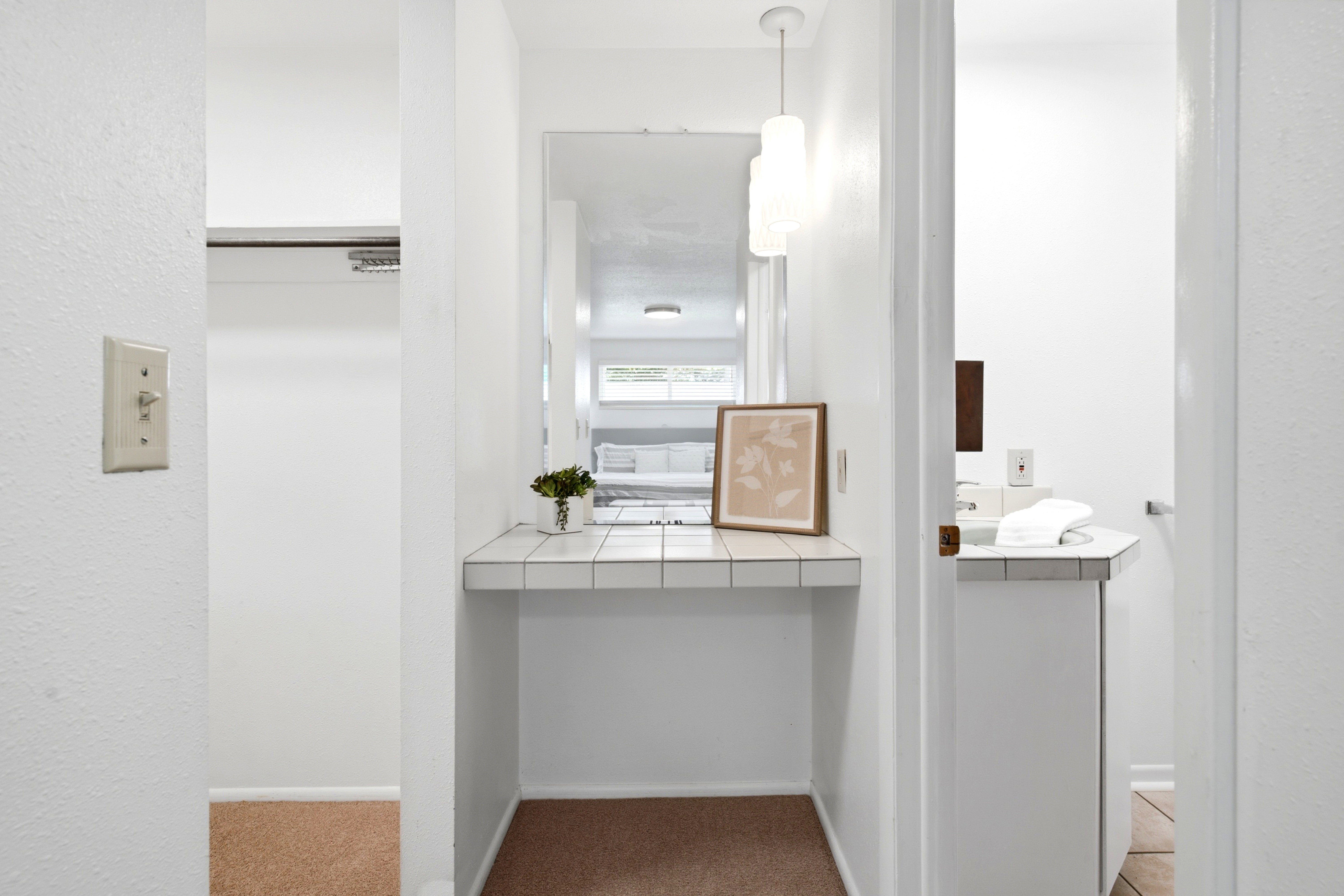 Primary bedroom with ensuite bathroom