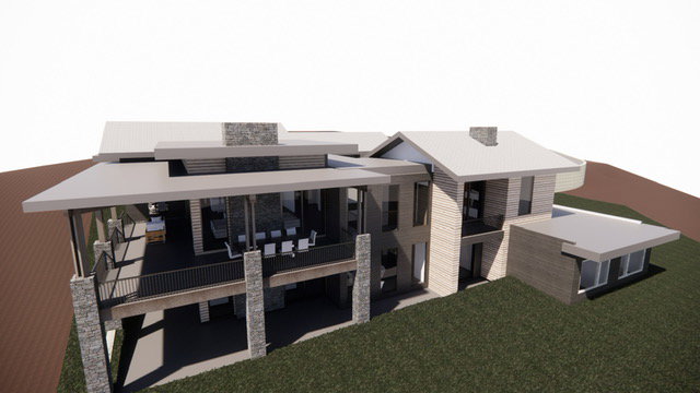 Exterior Rendering from Plans