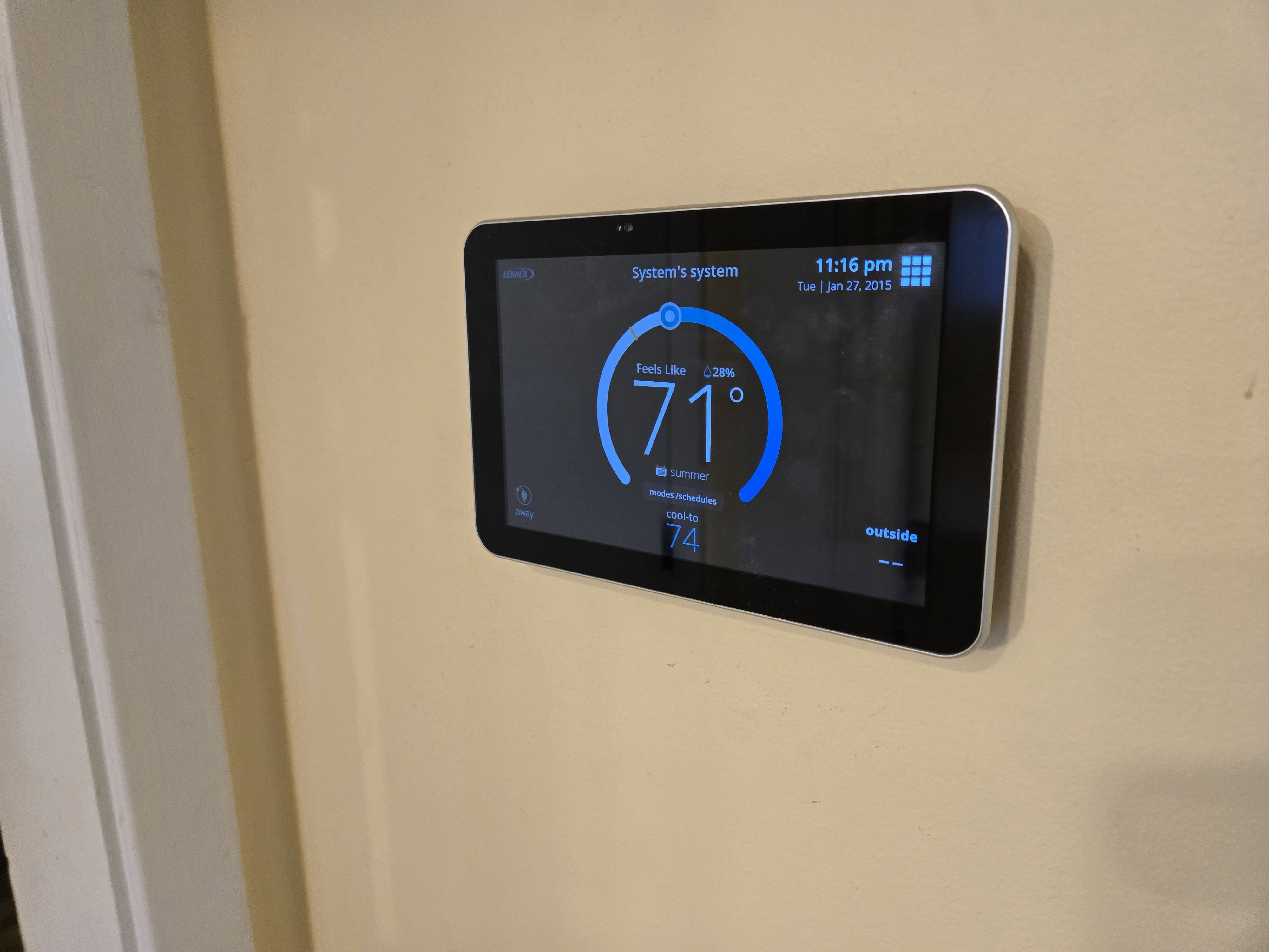 Integrated smart thermostat