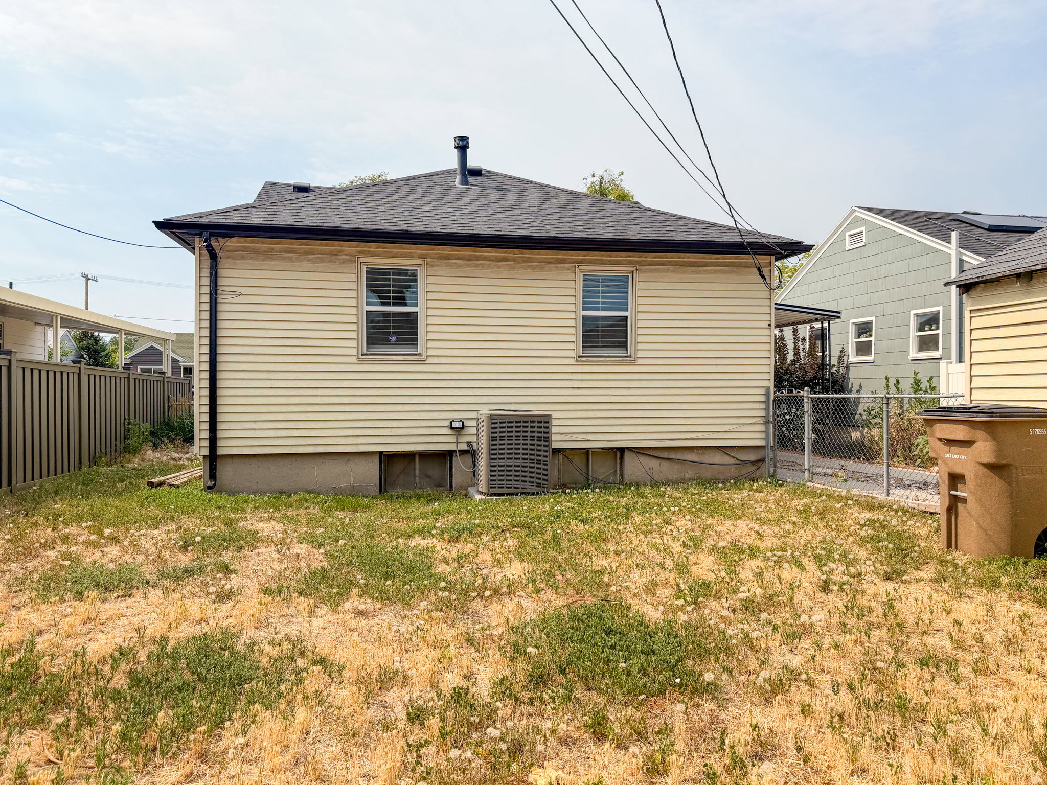 Rear exterior