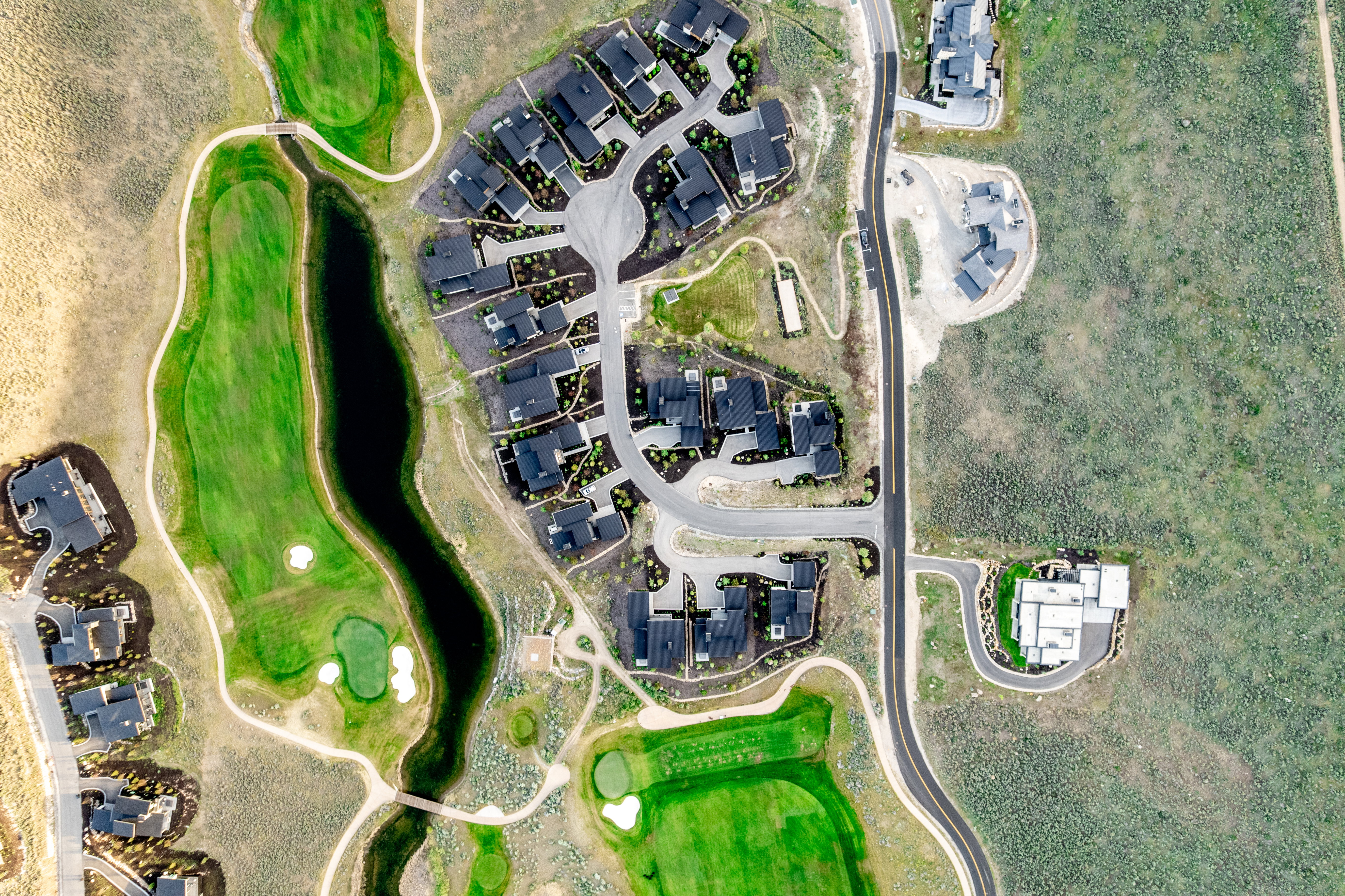 Aerial Site Plan. Illustrating the property's layout within its geographic context