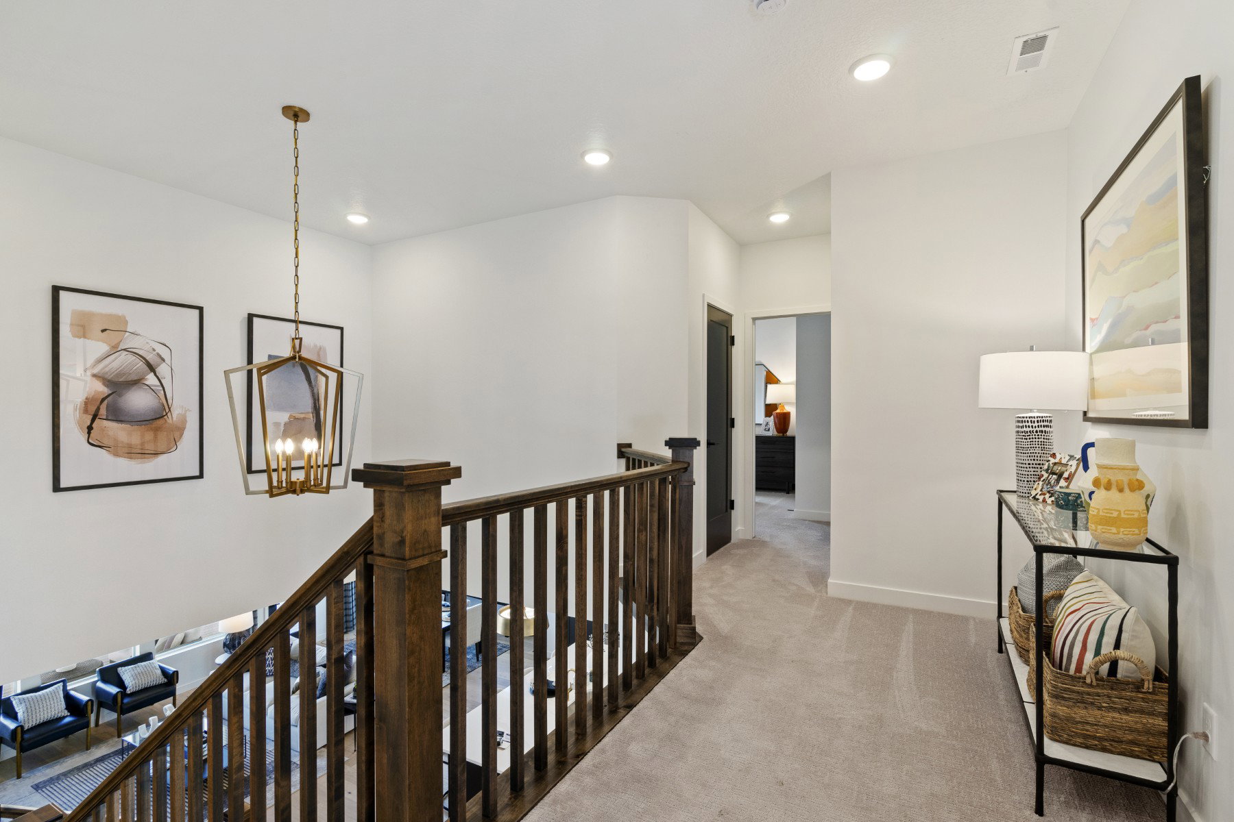 Open 2nd floor. Picture of another home of same floorplan
