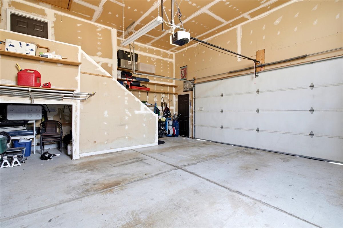 Incredible storage space throughout, including large storage room, cold storage, under stair storage, storage shed/workshop, & extra space in garage.