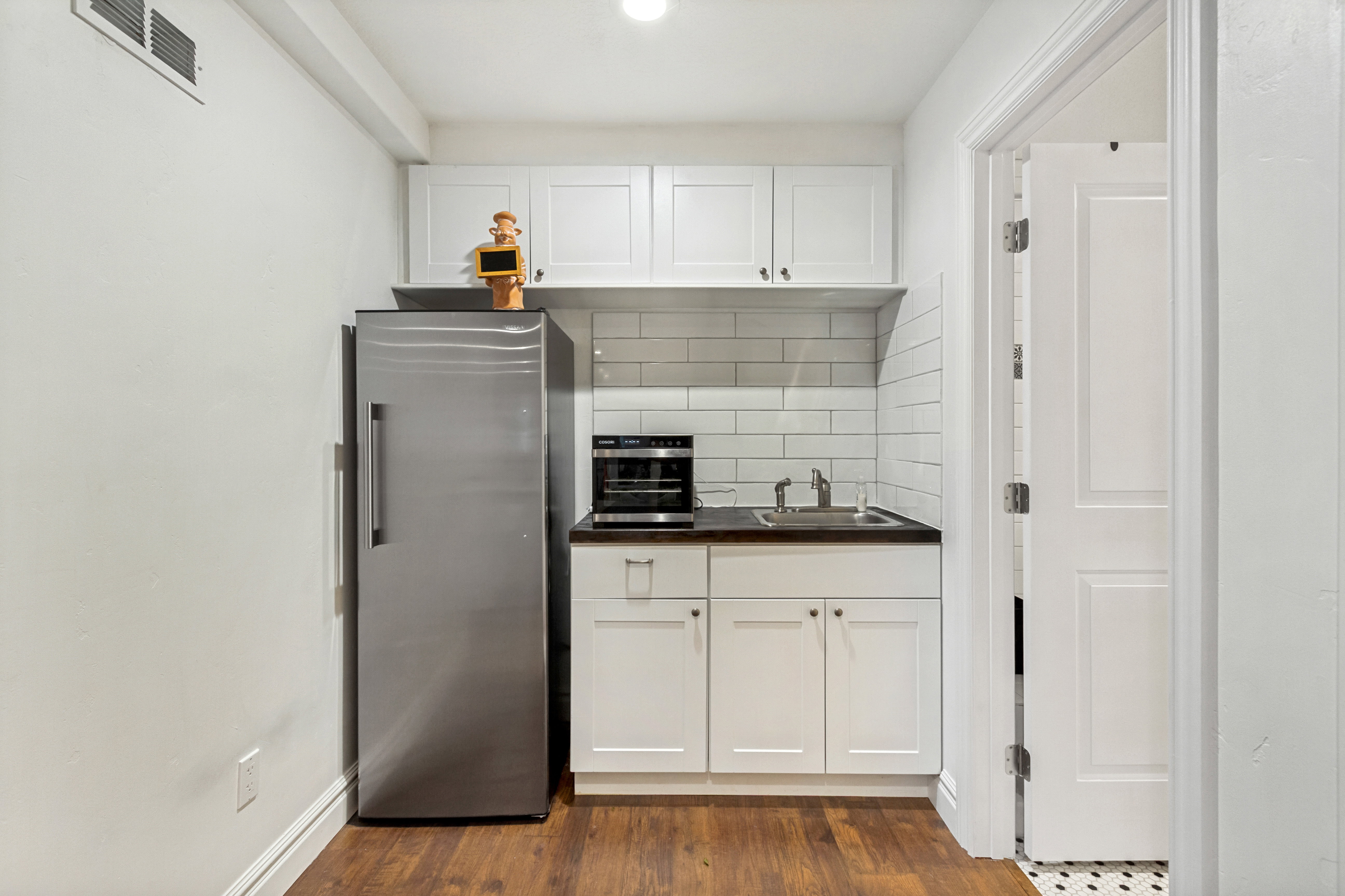 Basement kitchenette