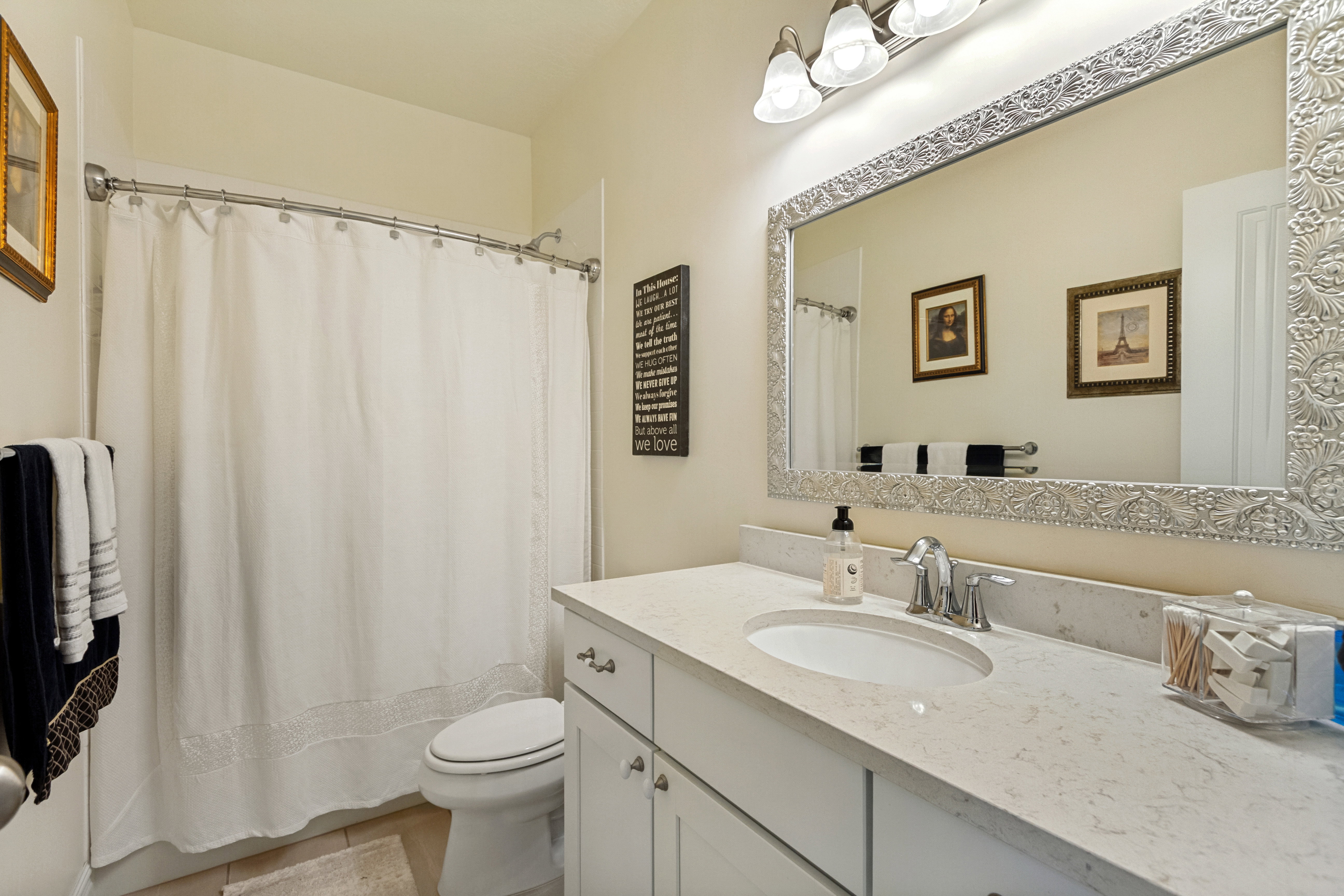 Full bath on main level