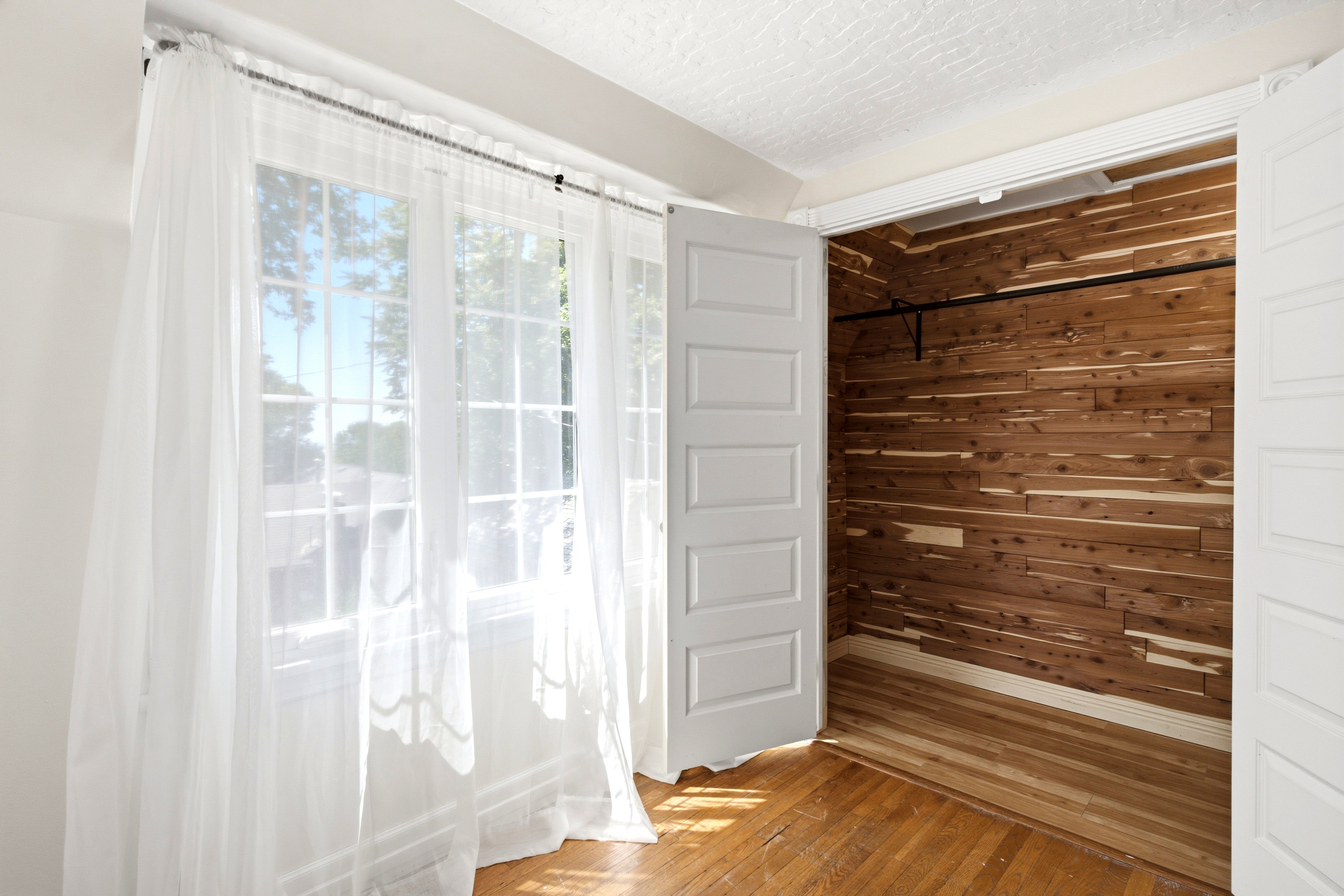 Cedar lined closet