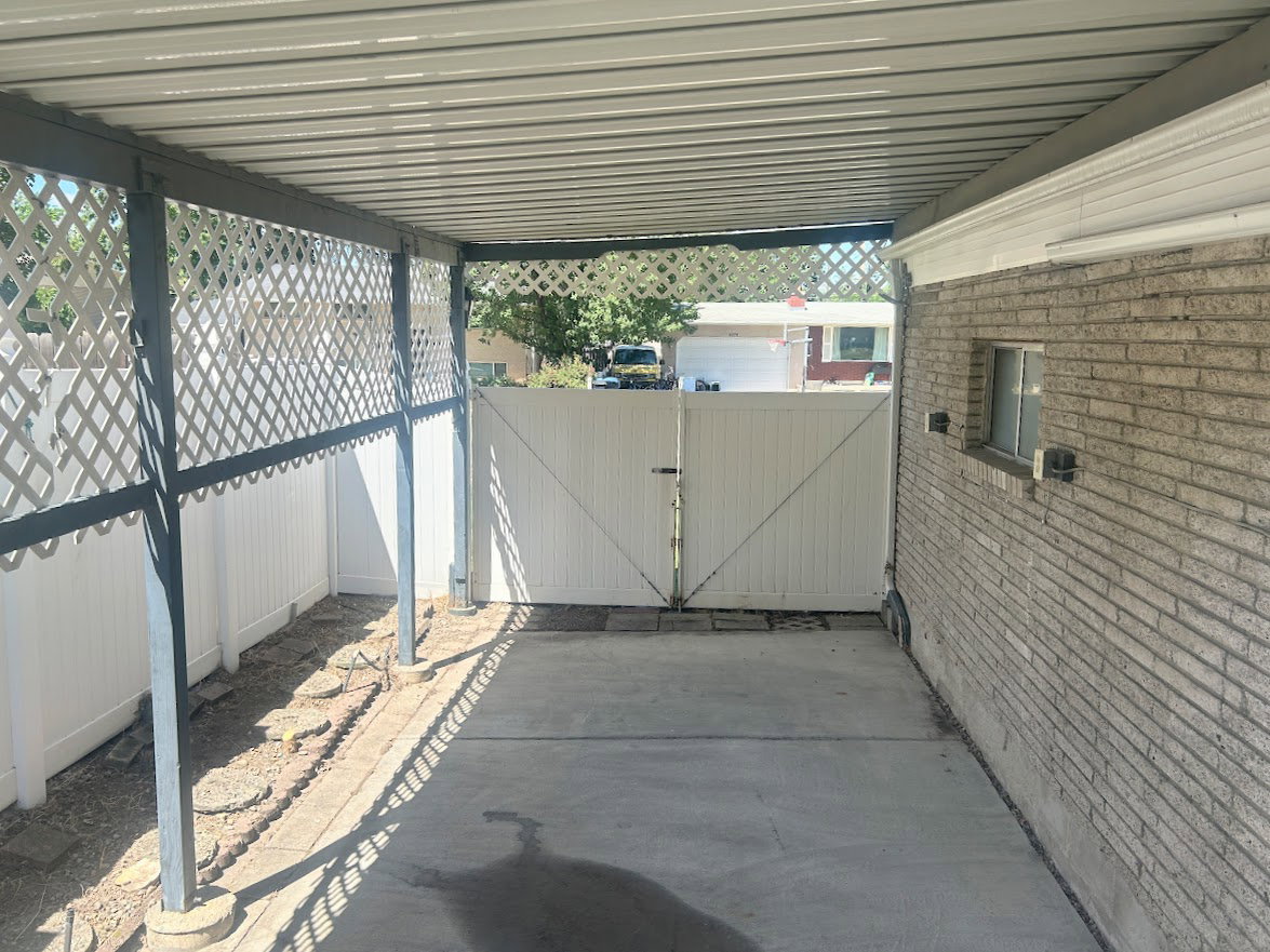 Covered RV parking