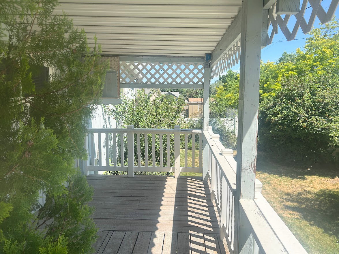 View of the deck