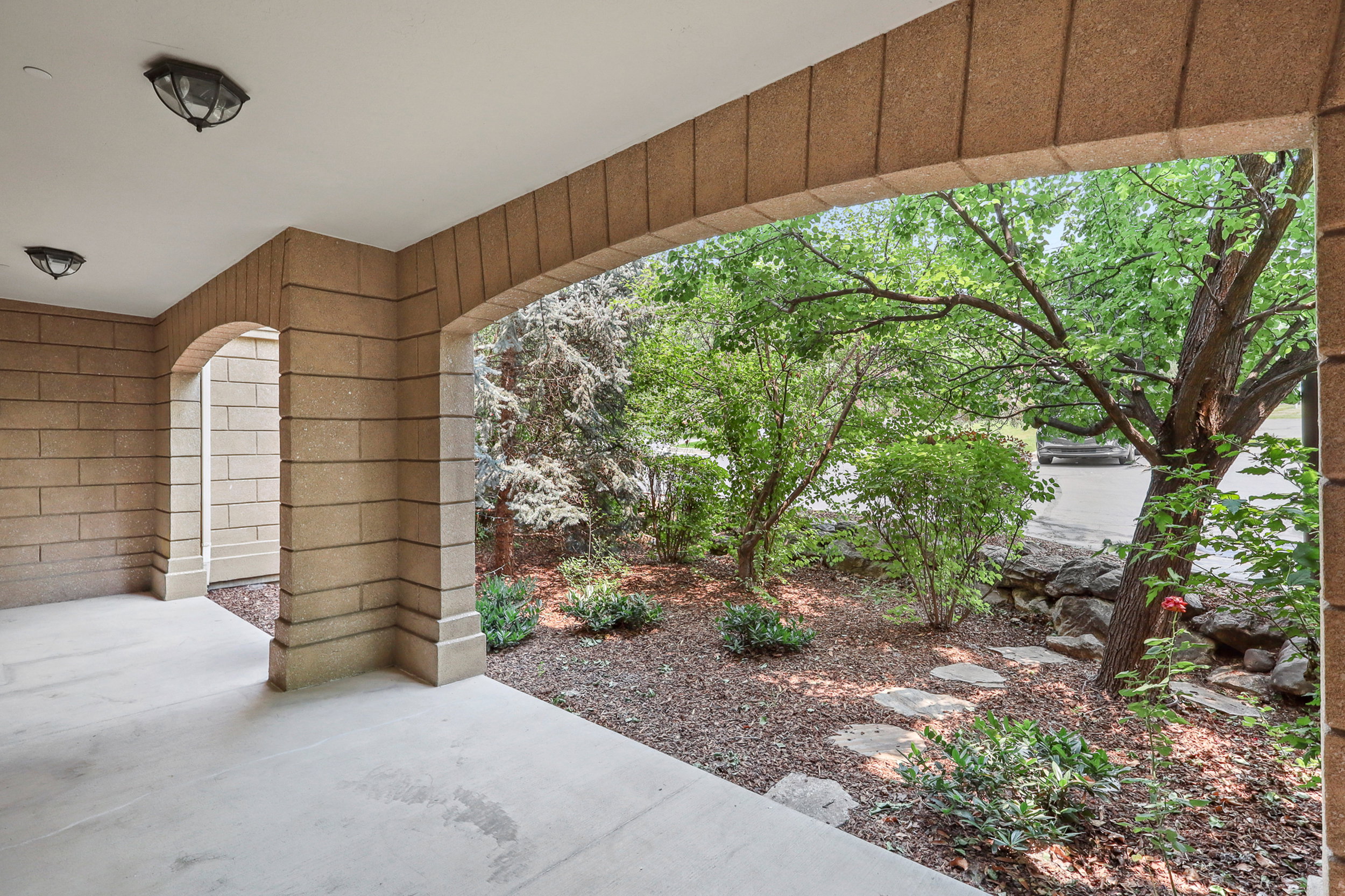 Covered patio