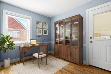 2nd bedroom or office on the main level.  Virtually staged.