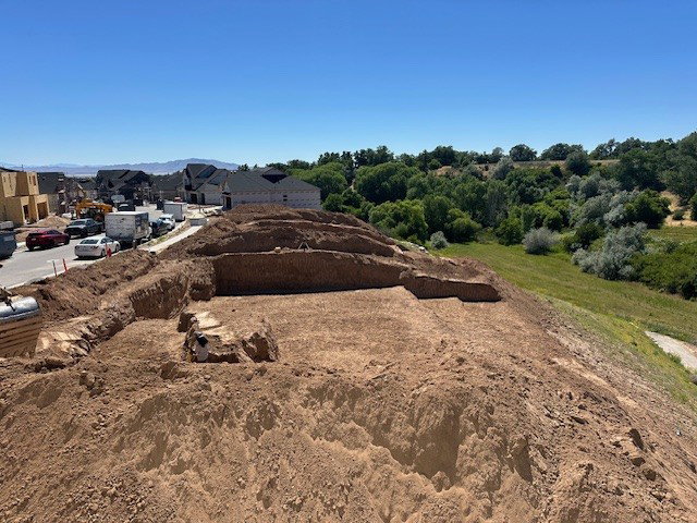 Actual homesite with views to the Southwest  overlooking Kayscreek trail.