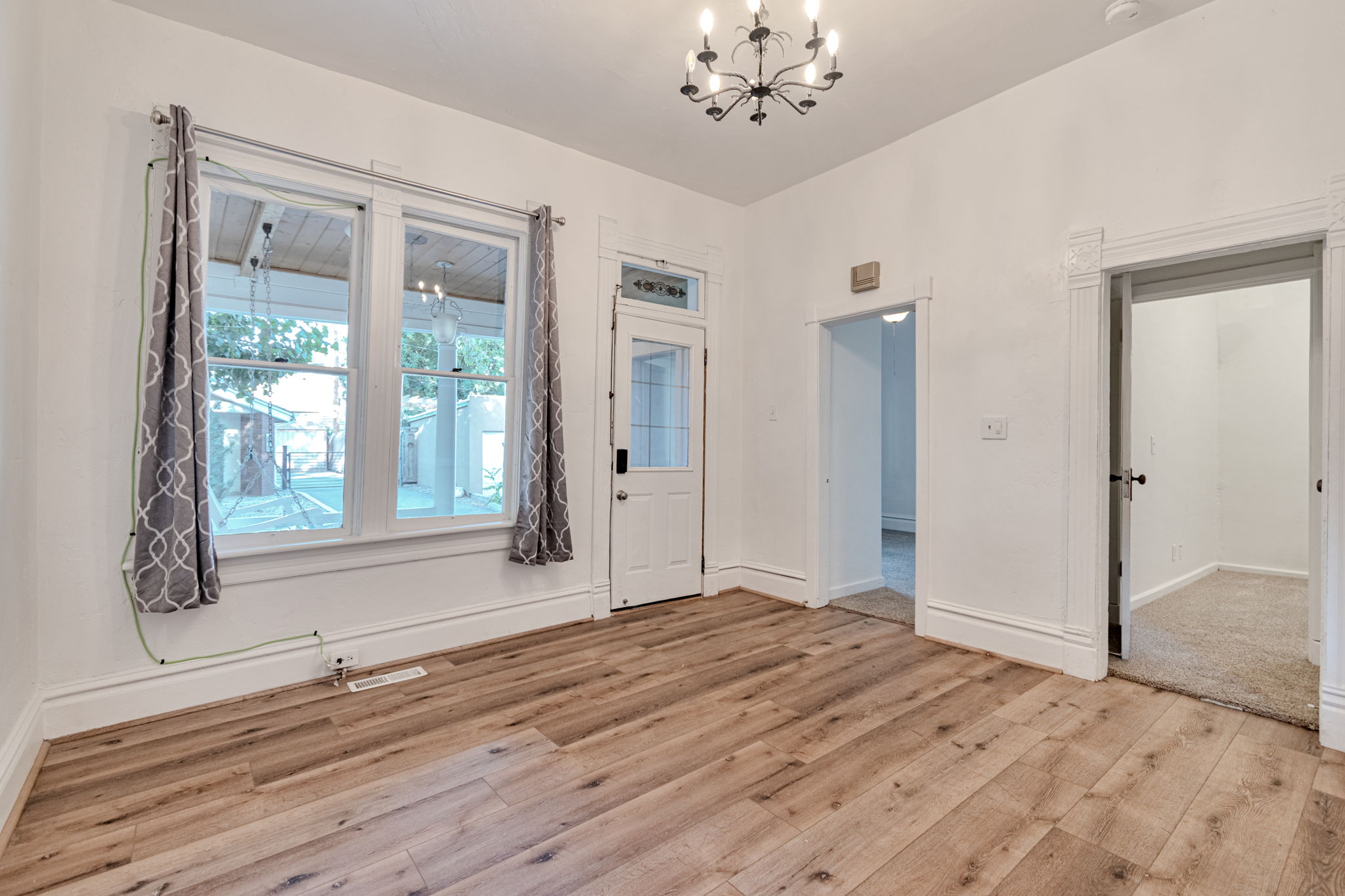 Laminate Flooring, tall ceilings.