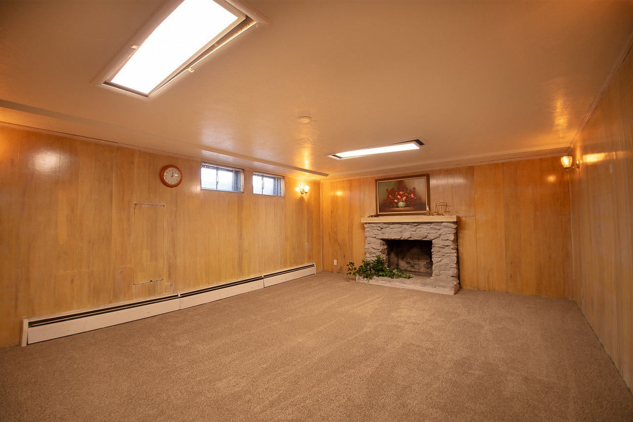 Downstairs family room
