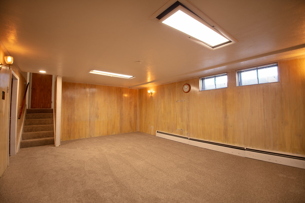 Downstairs family room