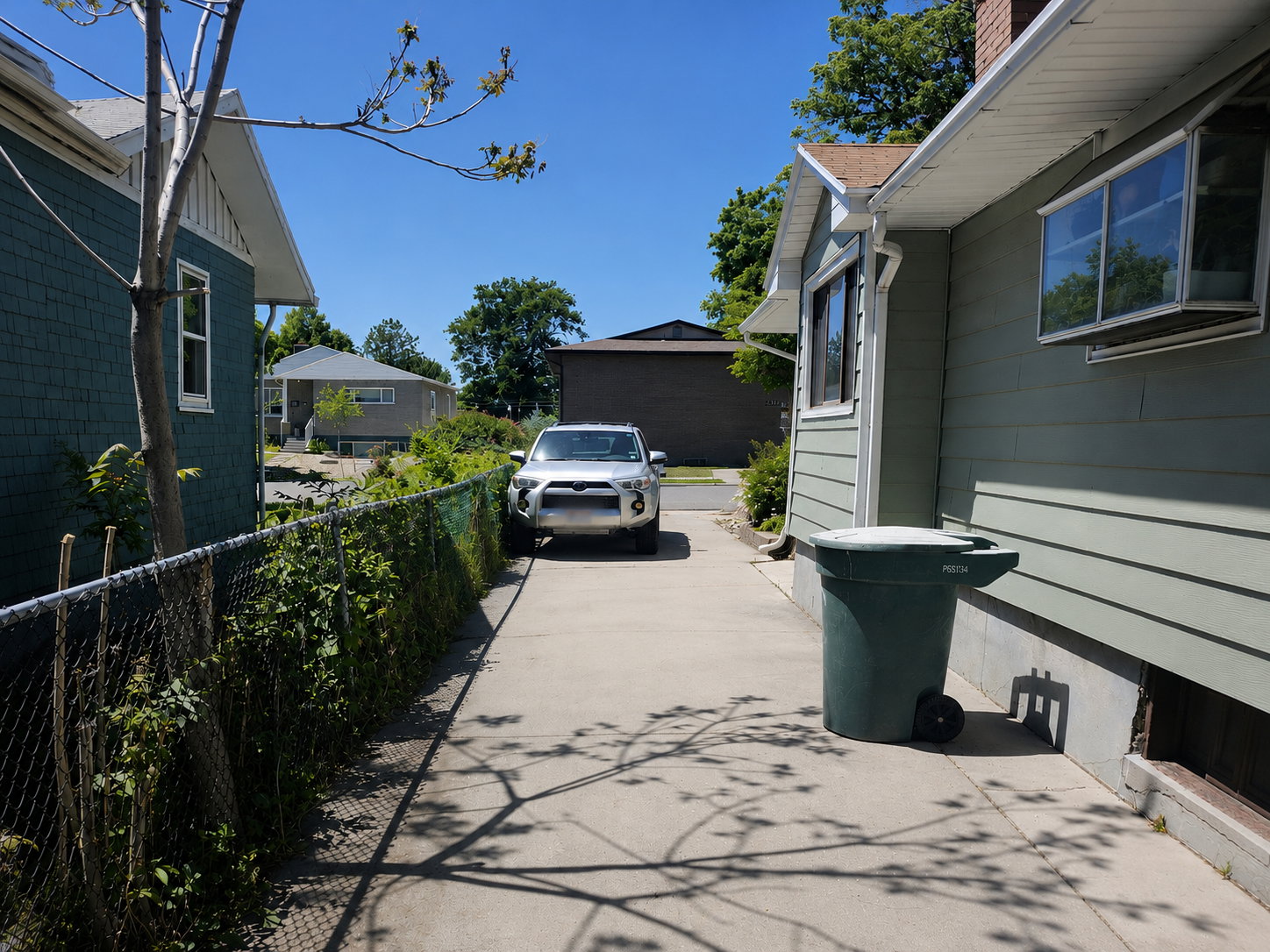 Paved driveway offering dedicated off-street parking
