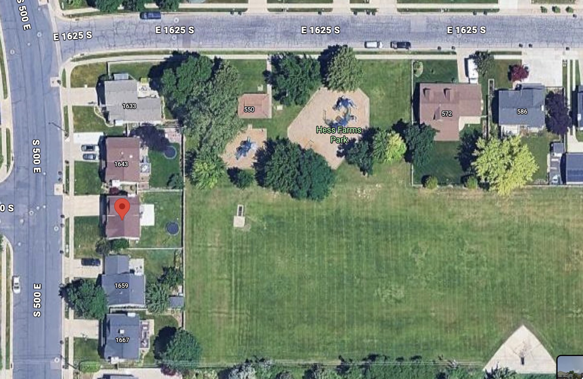 Aerial Map. Depicting the property's location and surrounding area