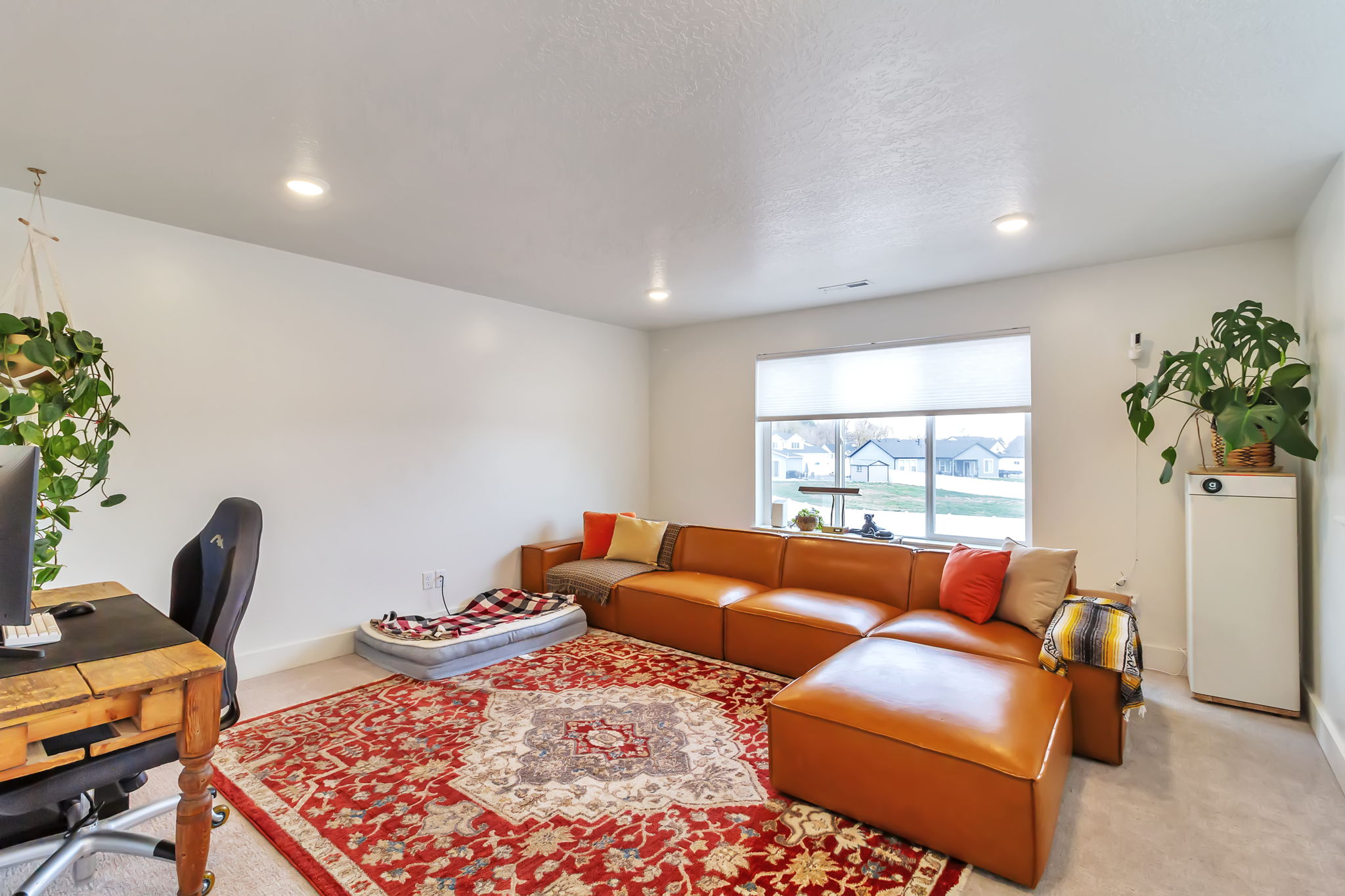 Family room loft overlooking great room