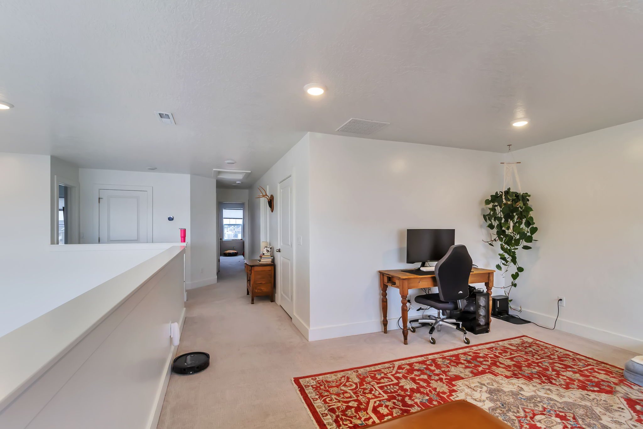 Family room loft overlooking great room