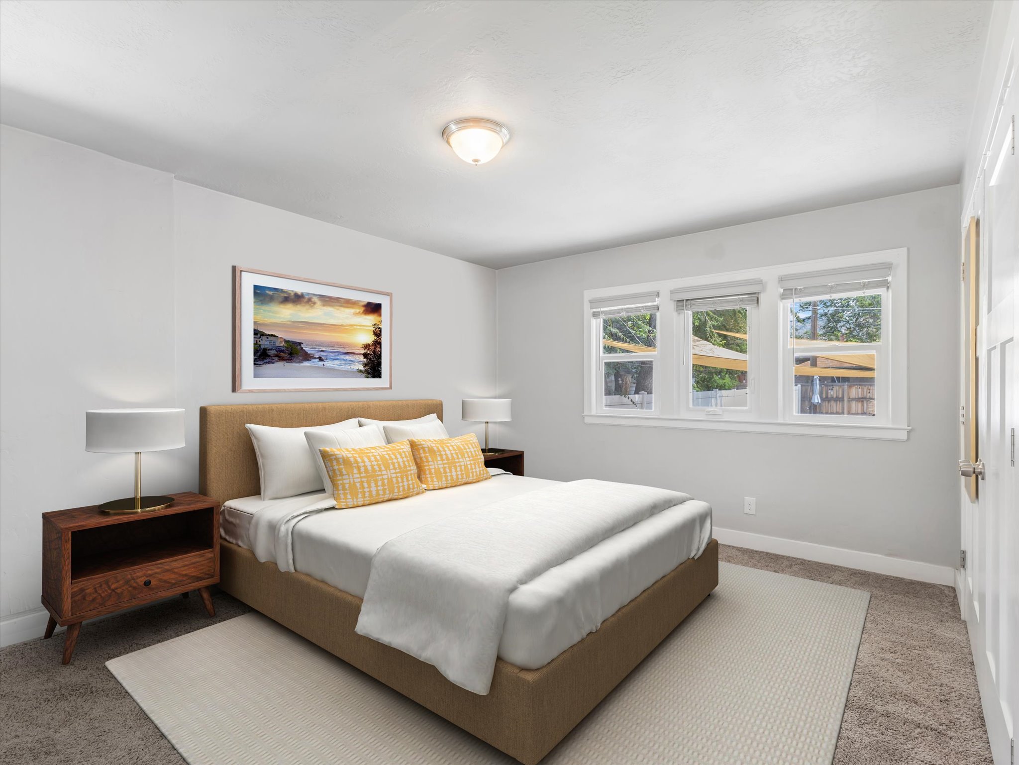 Primary bedroom, Virtually Staged