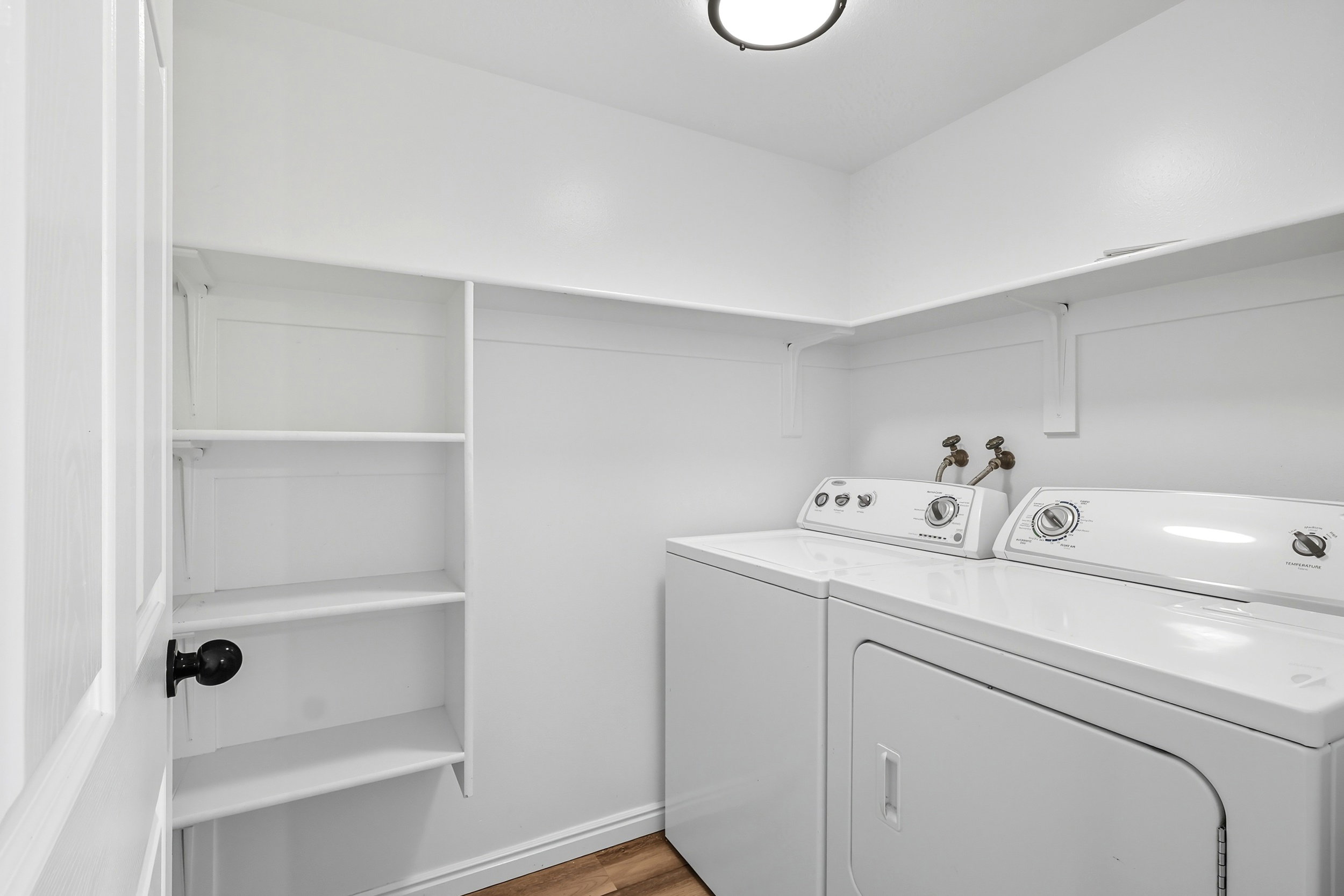 laundry room plus storage