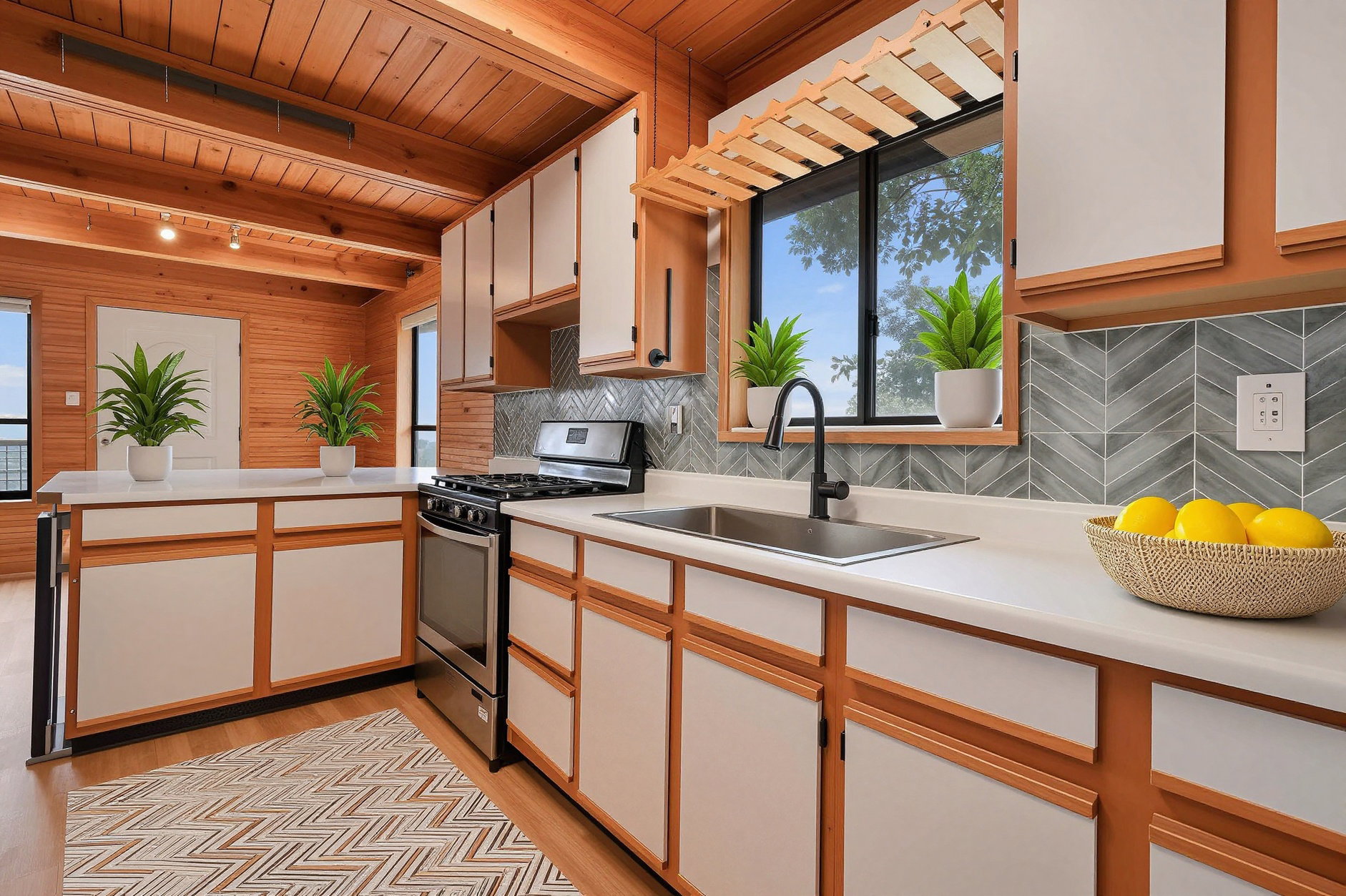VIRTUALLY STAGED - Kitchen