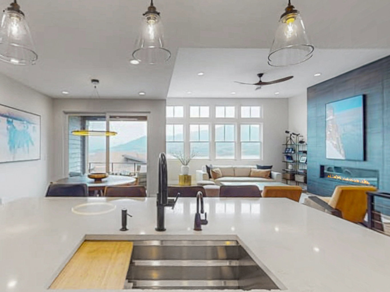 The view from your kitchen sink. It will change your entire kitchen experience.