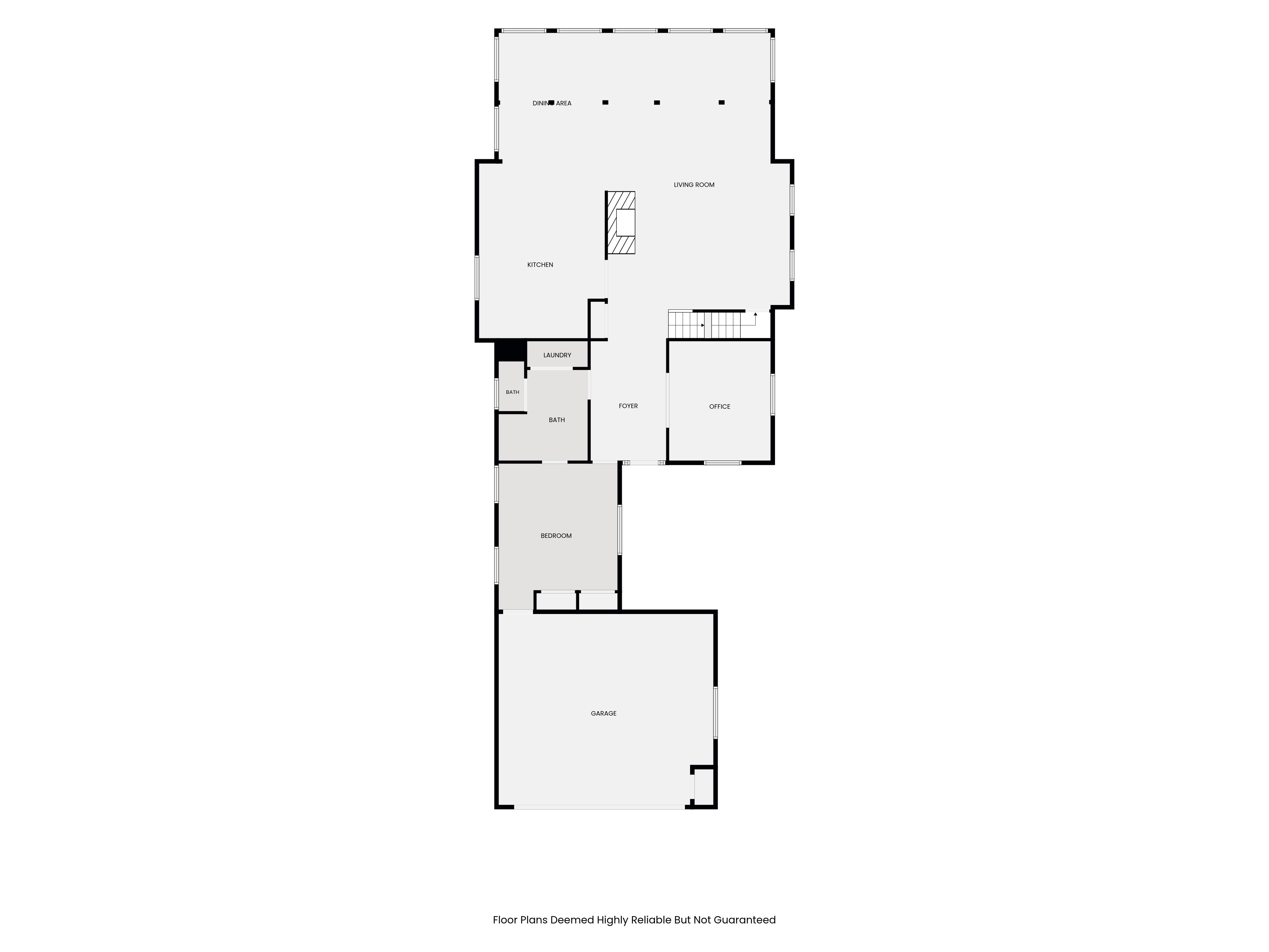 Floor plan of the main floor