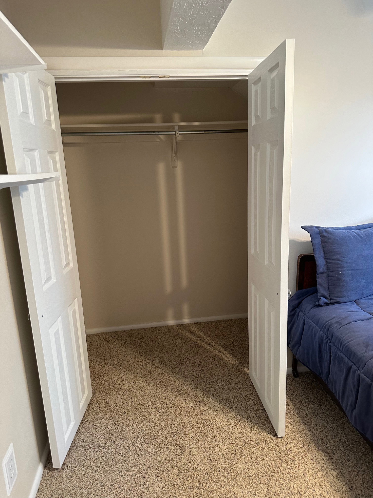 Second bedroom closet.