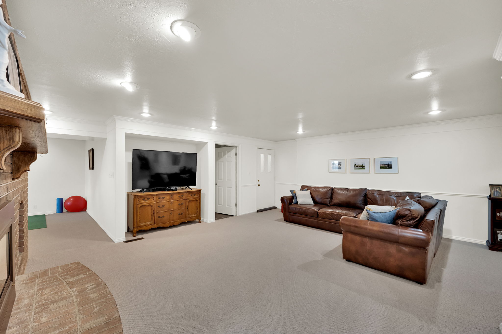 Basement family room