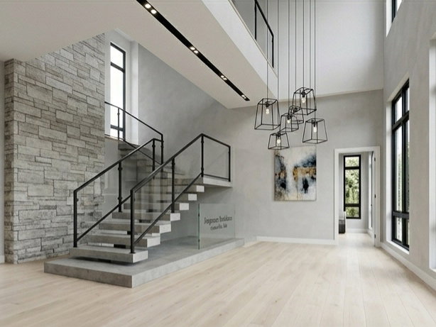 Property Marketing Material. Displaying various interior perspectives of the property