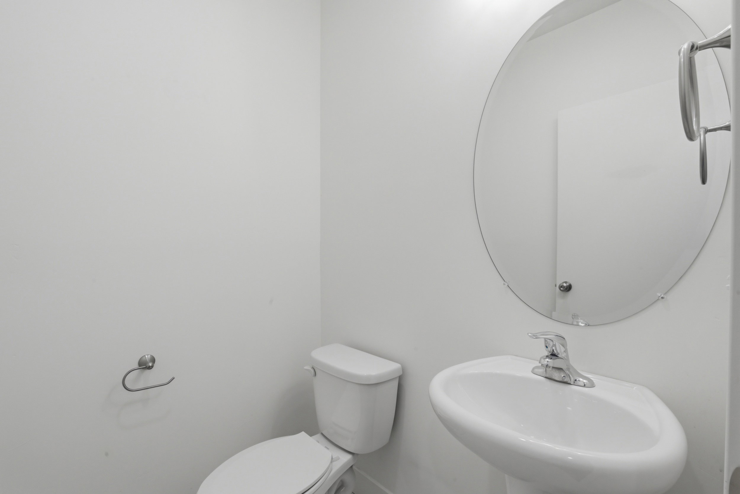 Powder room located on the main level